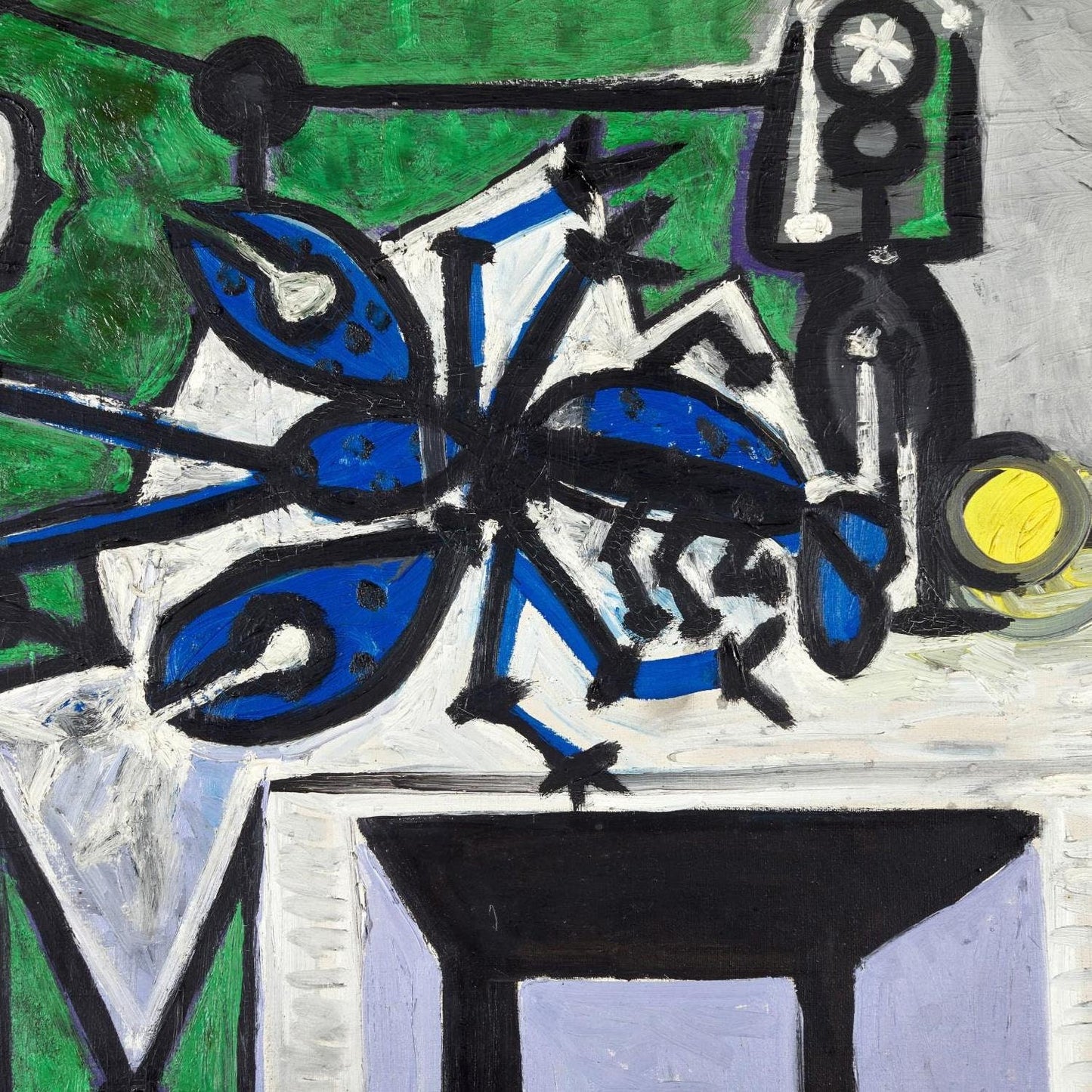 detail of the fine art reproduction from the centre