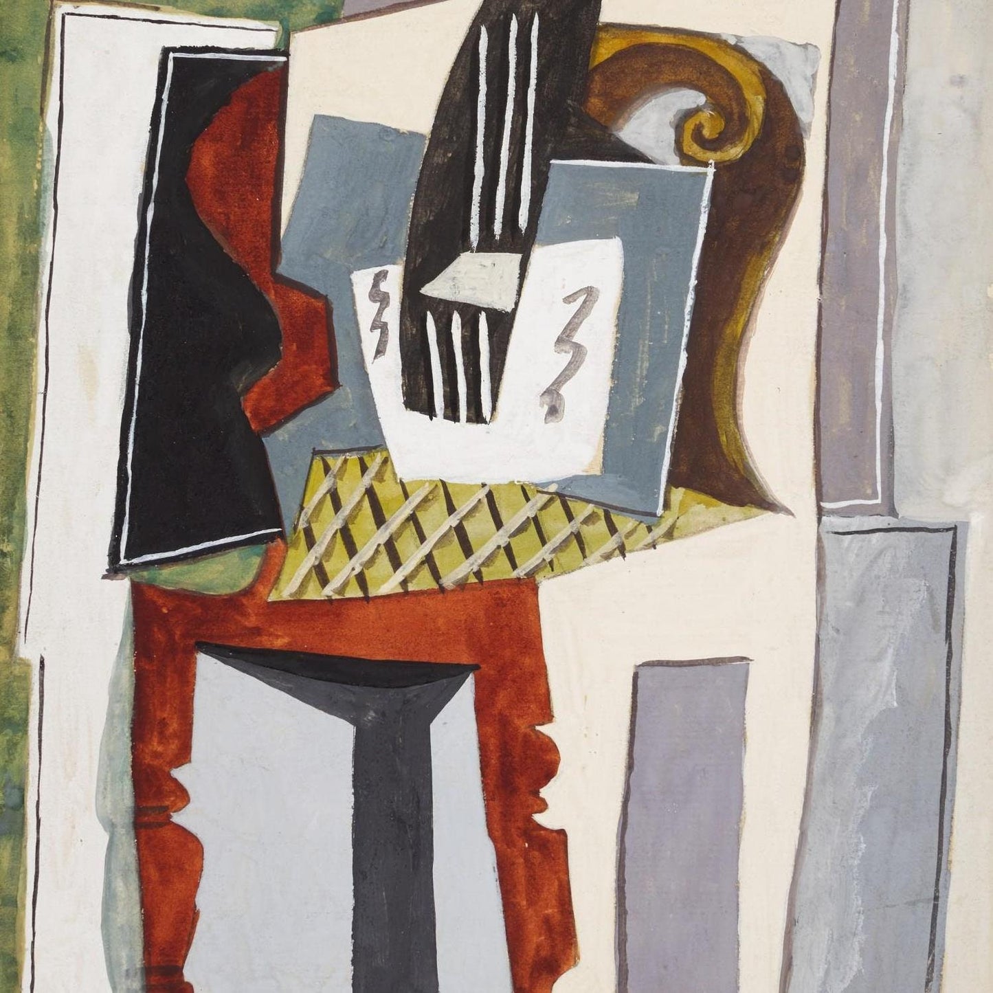 detail of the fine art reproduction from the centre