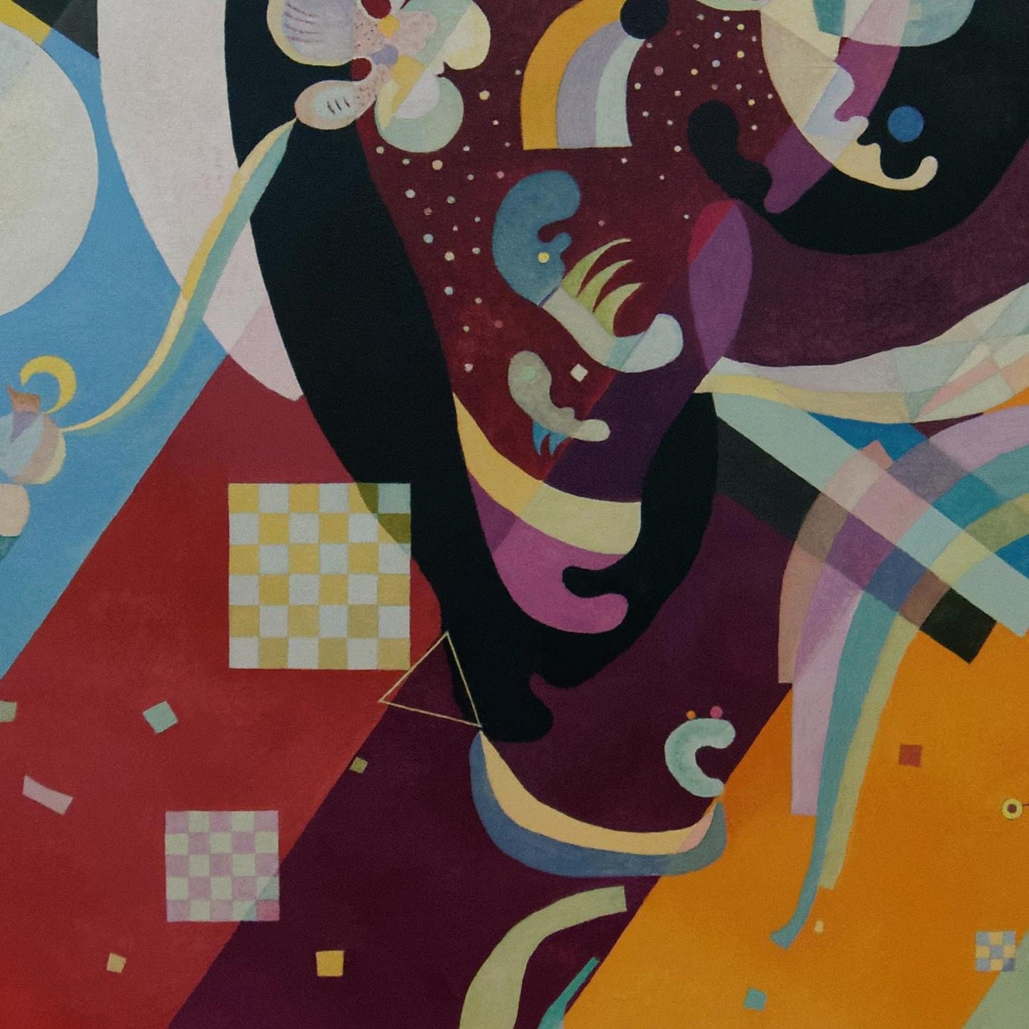 detail of the fine art reproduction from the centre
