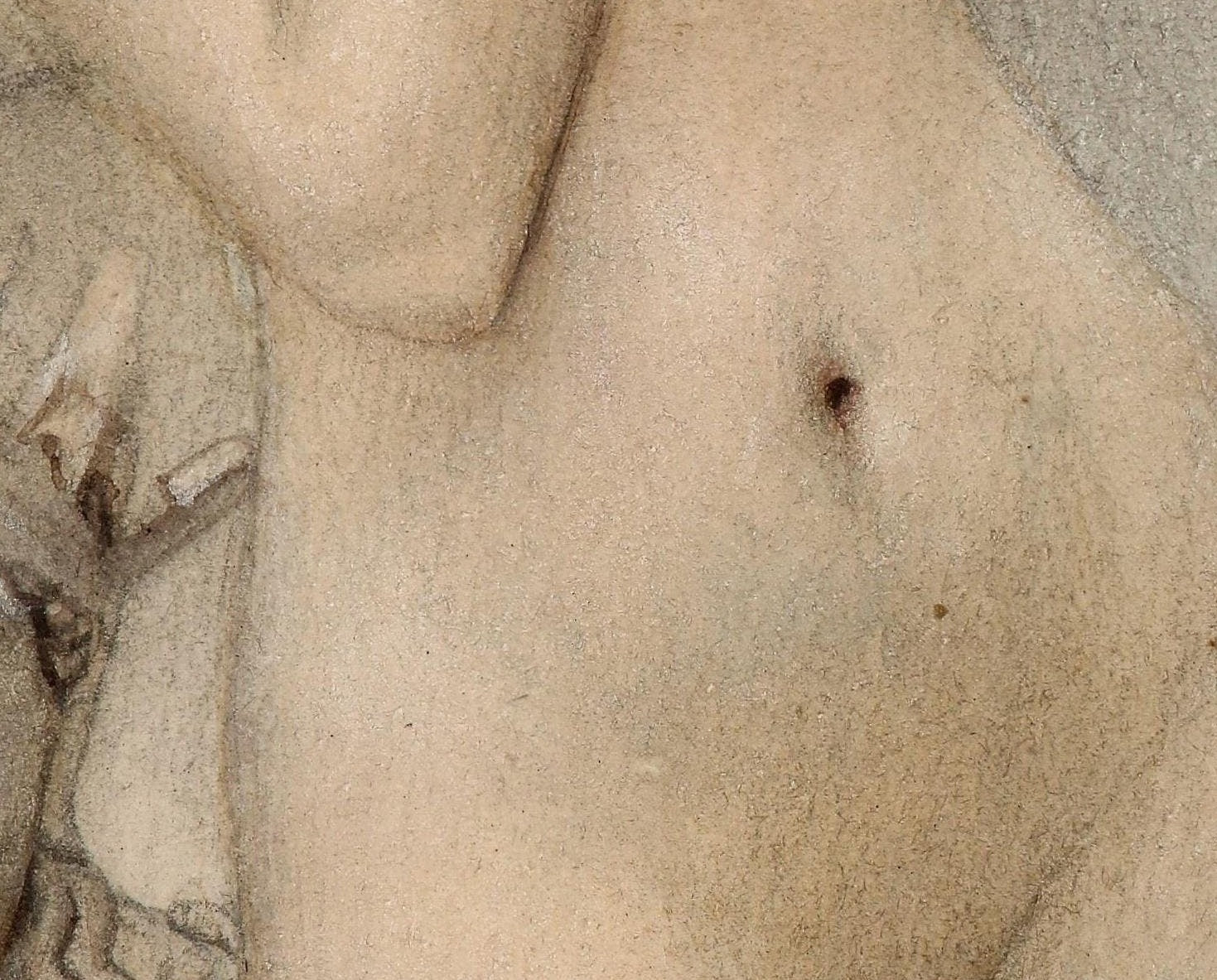 detail of the fine art reproduction from the centre