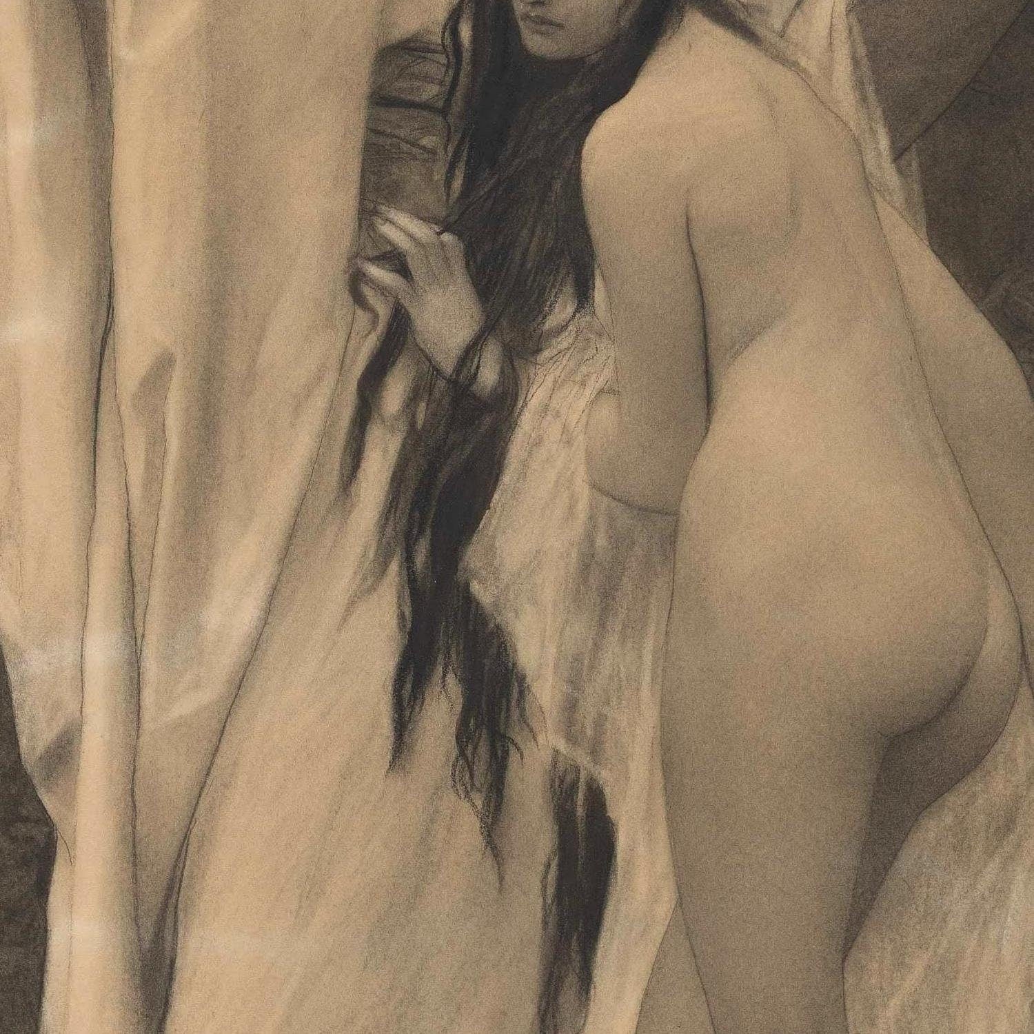 detail of the fine art reproduction from the centre