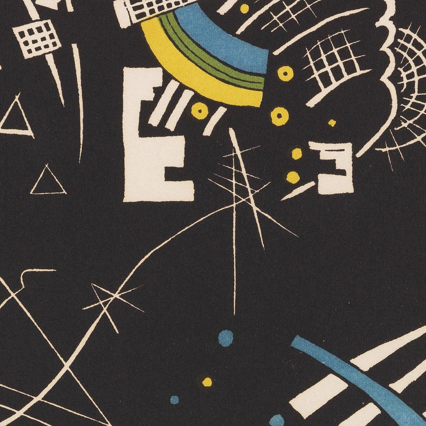 detail of the fine art reproduction from the centre