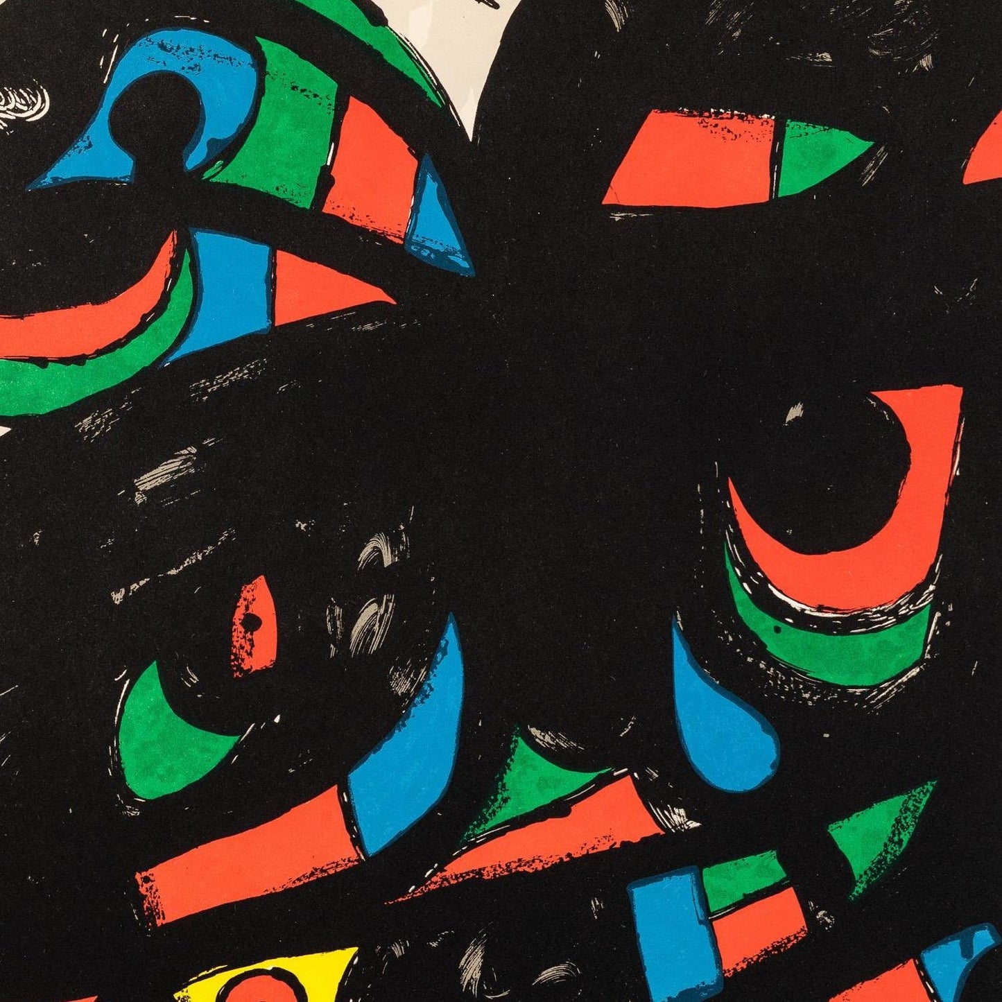 detail of the fine art reproduction from the centre