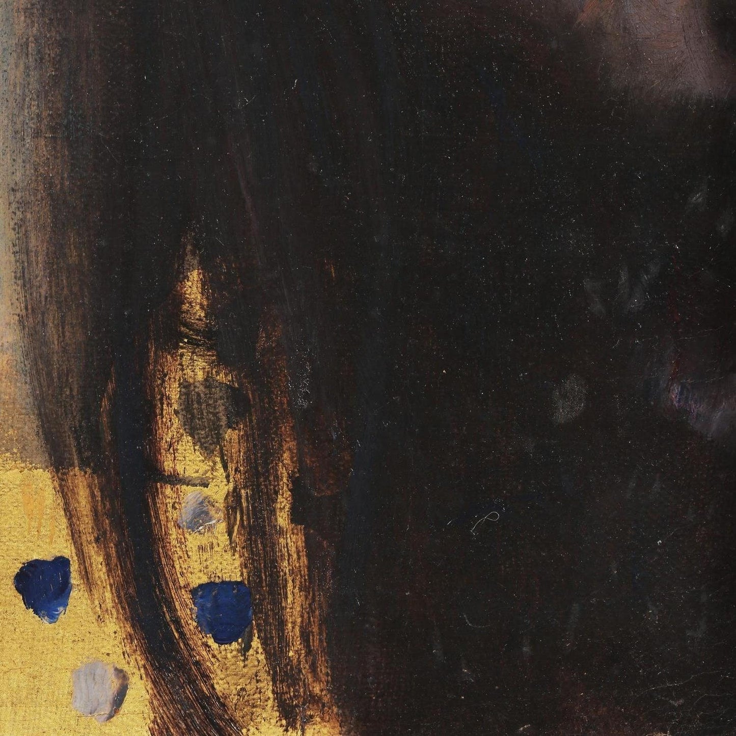 detail of the fine art reproduction from the top right corner