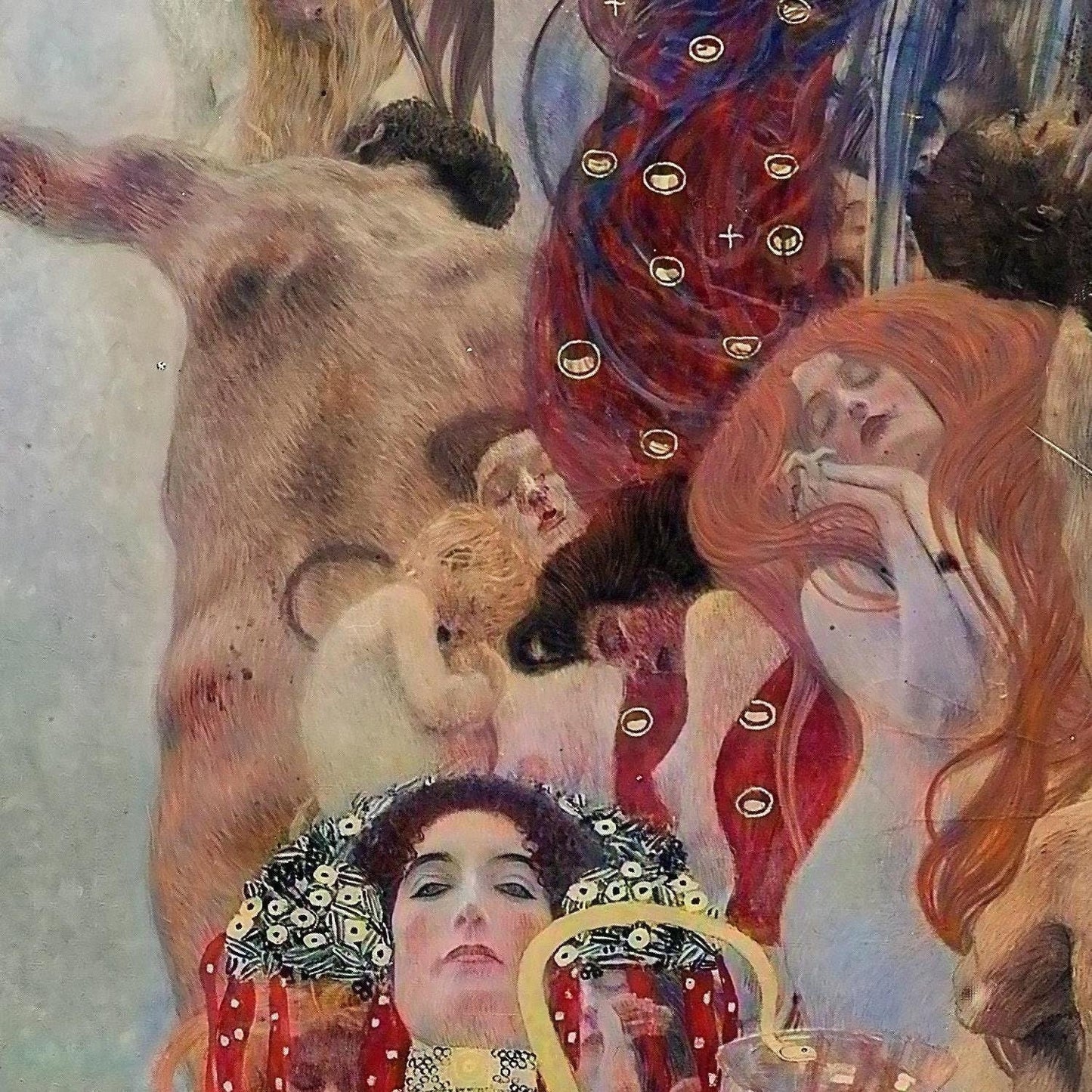 detail of the fine art reproduction from the centre