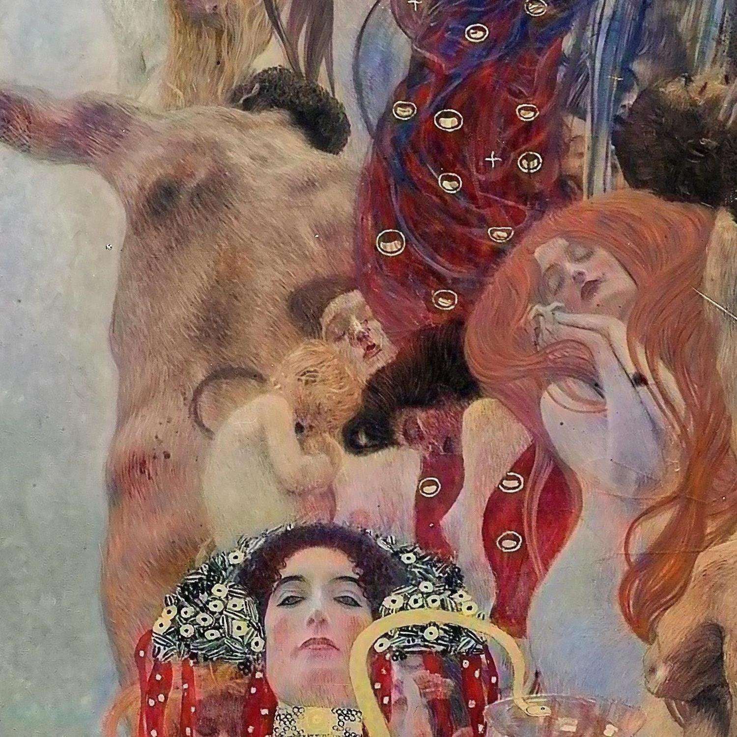 detail of the fine art reproduction from the centre