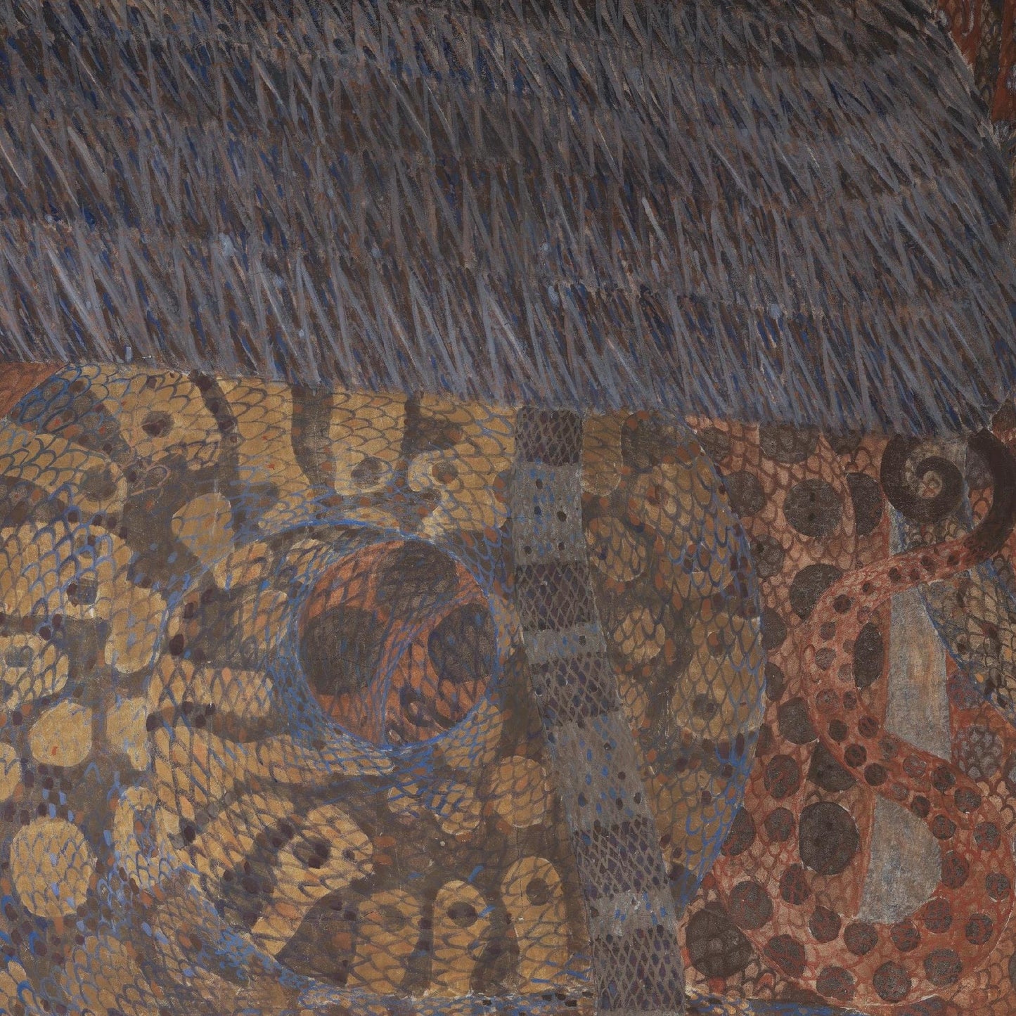 detail of the fine art reproduction from the centre