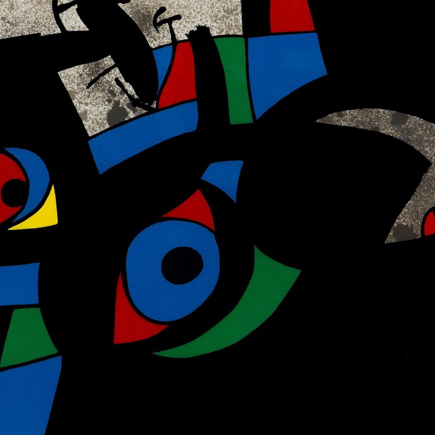 detail of the fine art reproduction from the centre