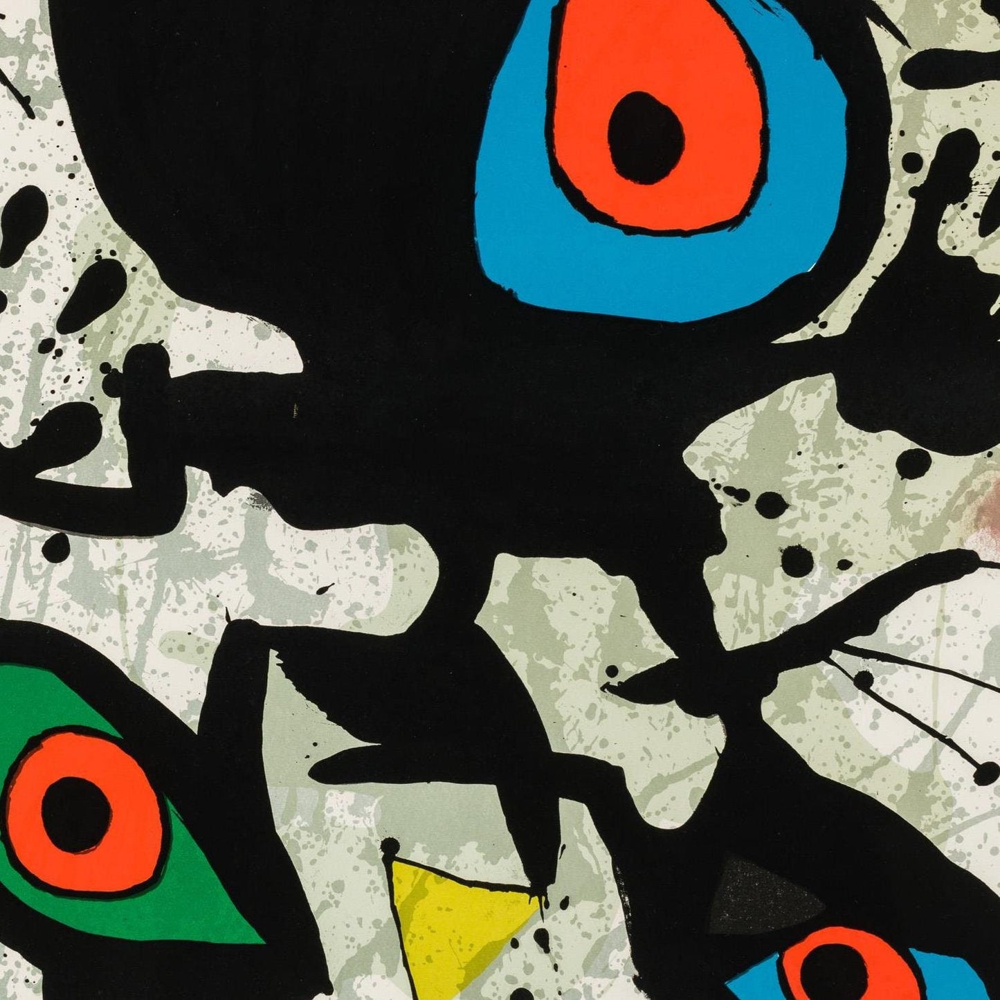 detail of the fine art reproduction from the centre