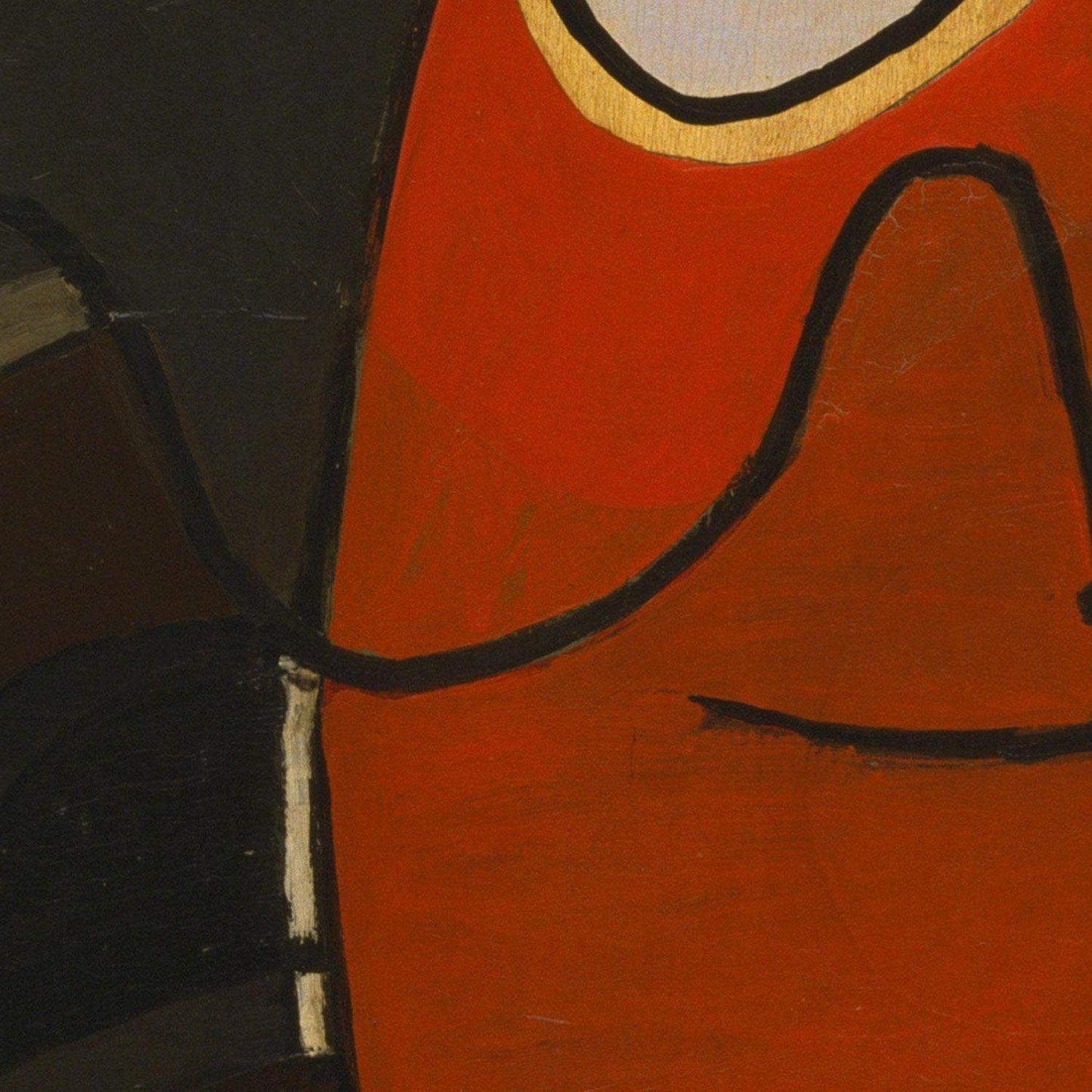 detail of the fine art reproduction from the centre