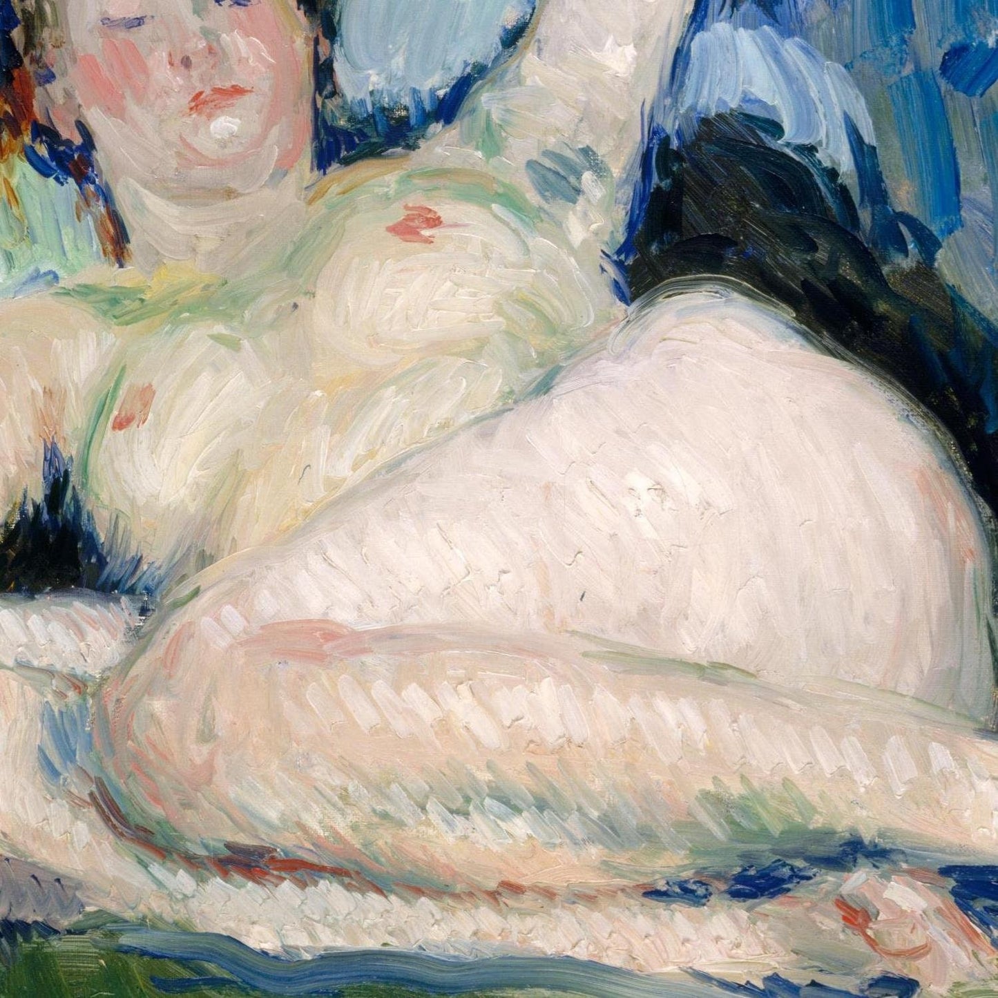 detail of the fine art reproduction from the centre