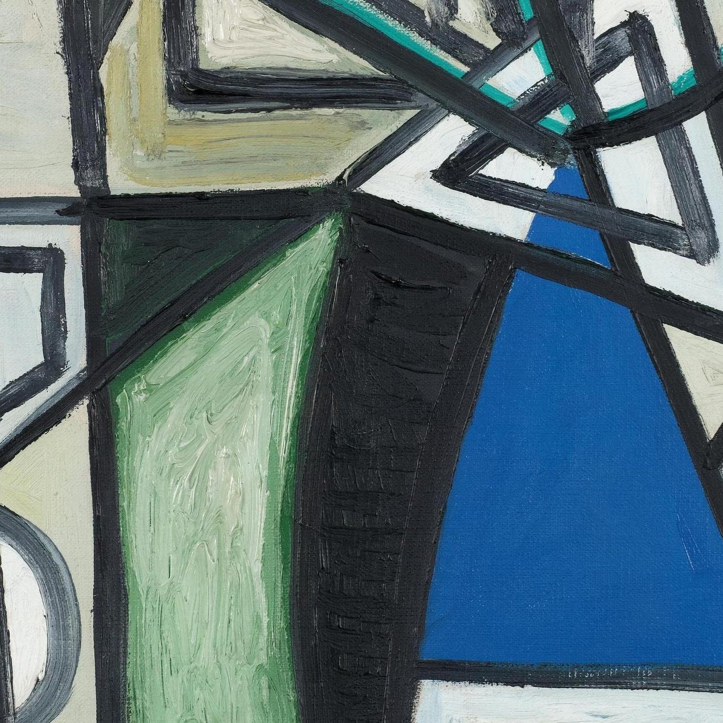 detail of the fine art reproduction from the centre