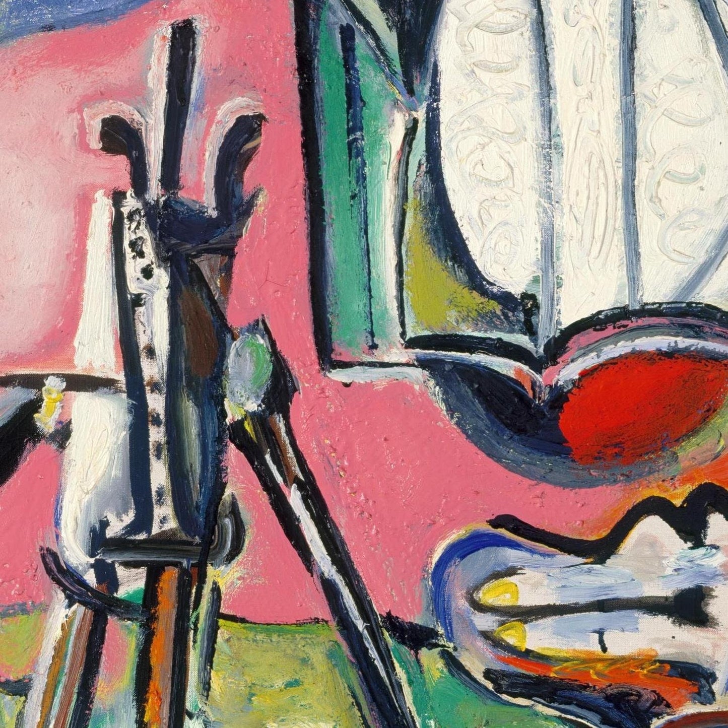 detail of the fine art reproduction from the centre