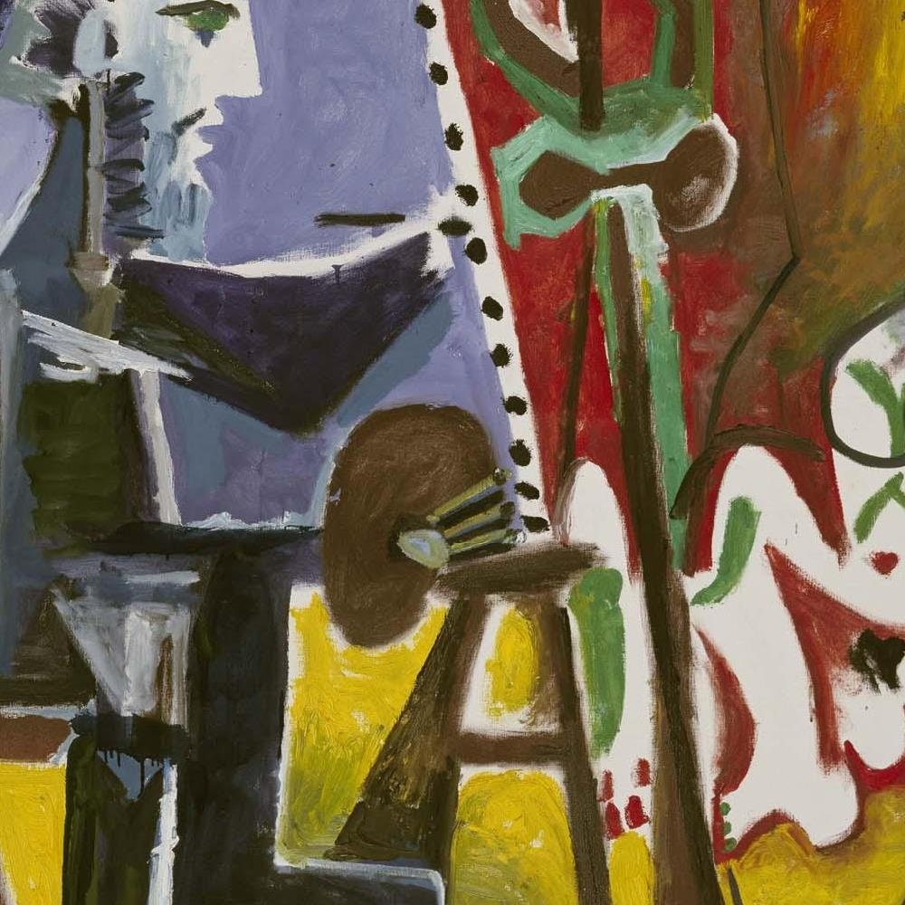 detail of the fine art reproduction from the centre