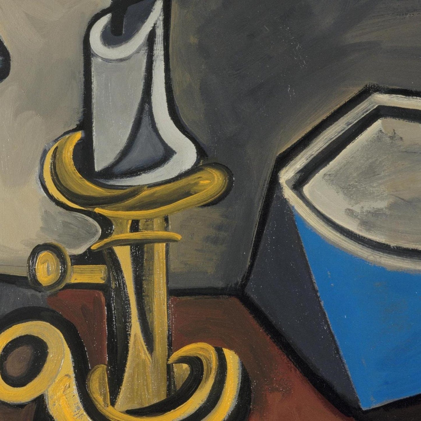 detail of the fine art reproduction from the centre