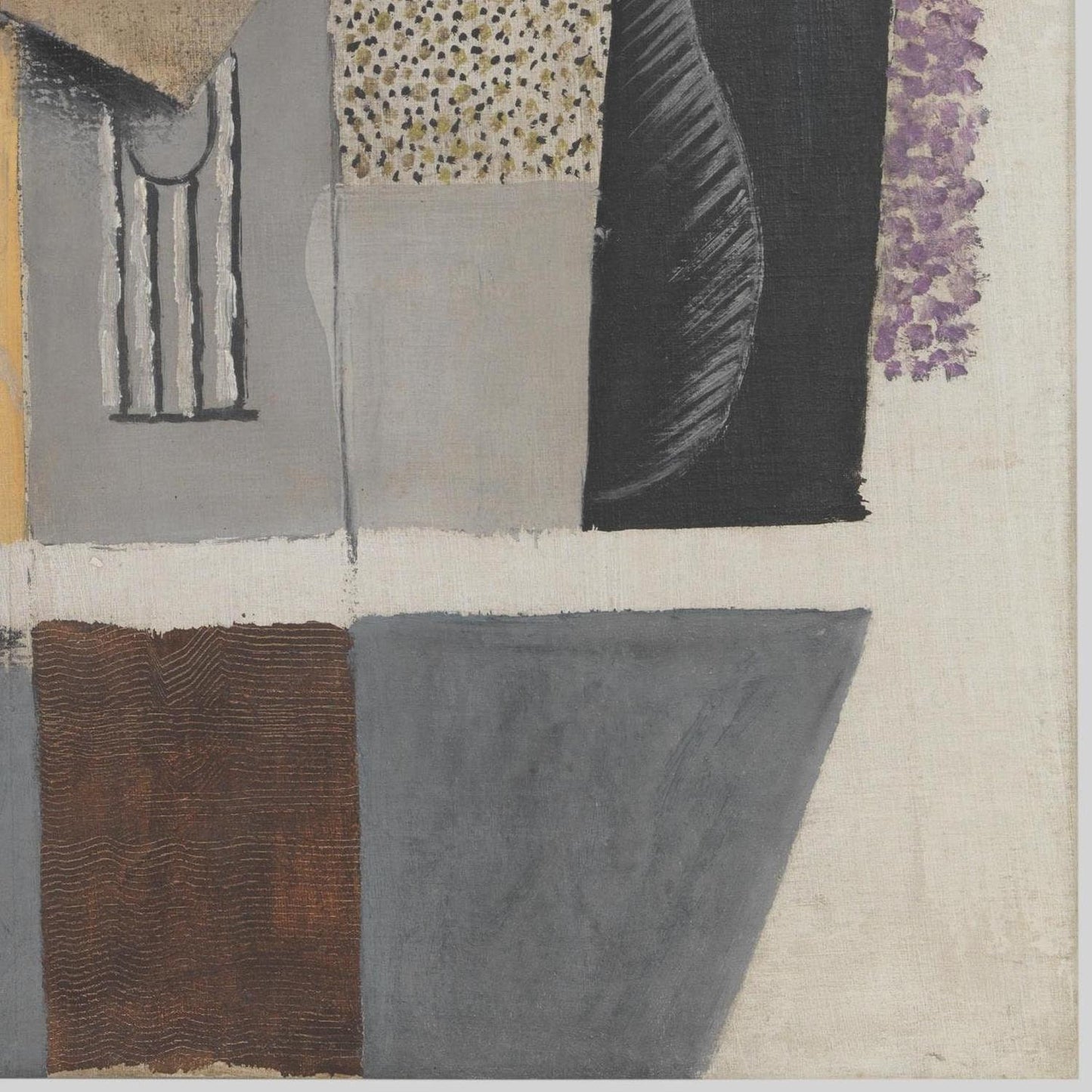 detail of the fine art reproduction from the bottom right corner
