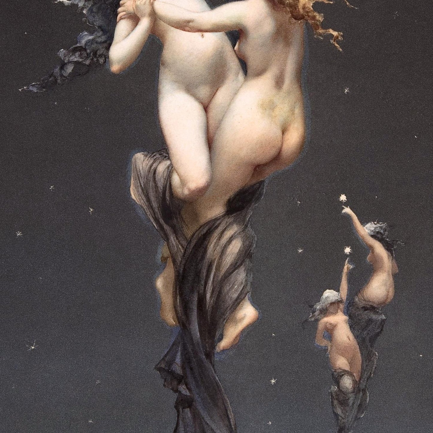 detail of the fine art reproduction from the centre