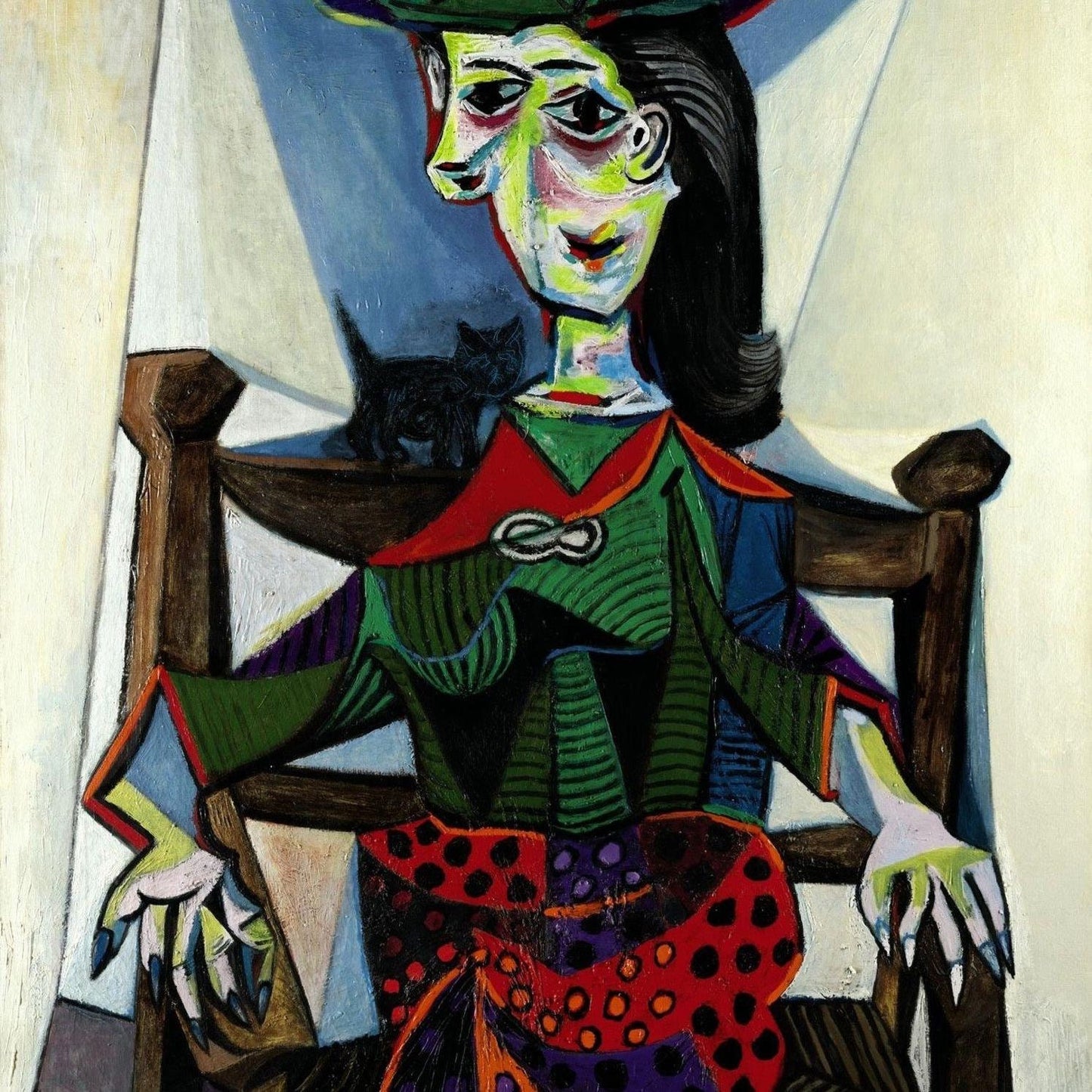 detail of the fine art reproduction from the centre