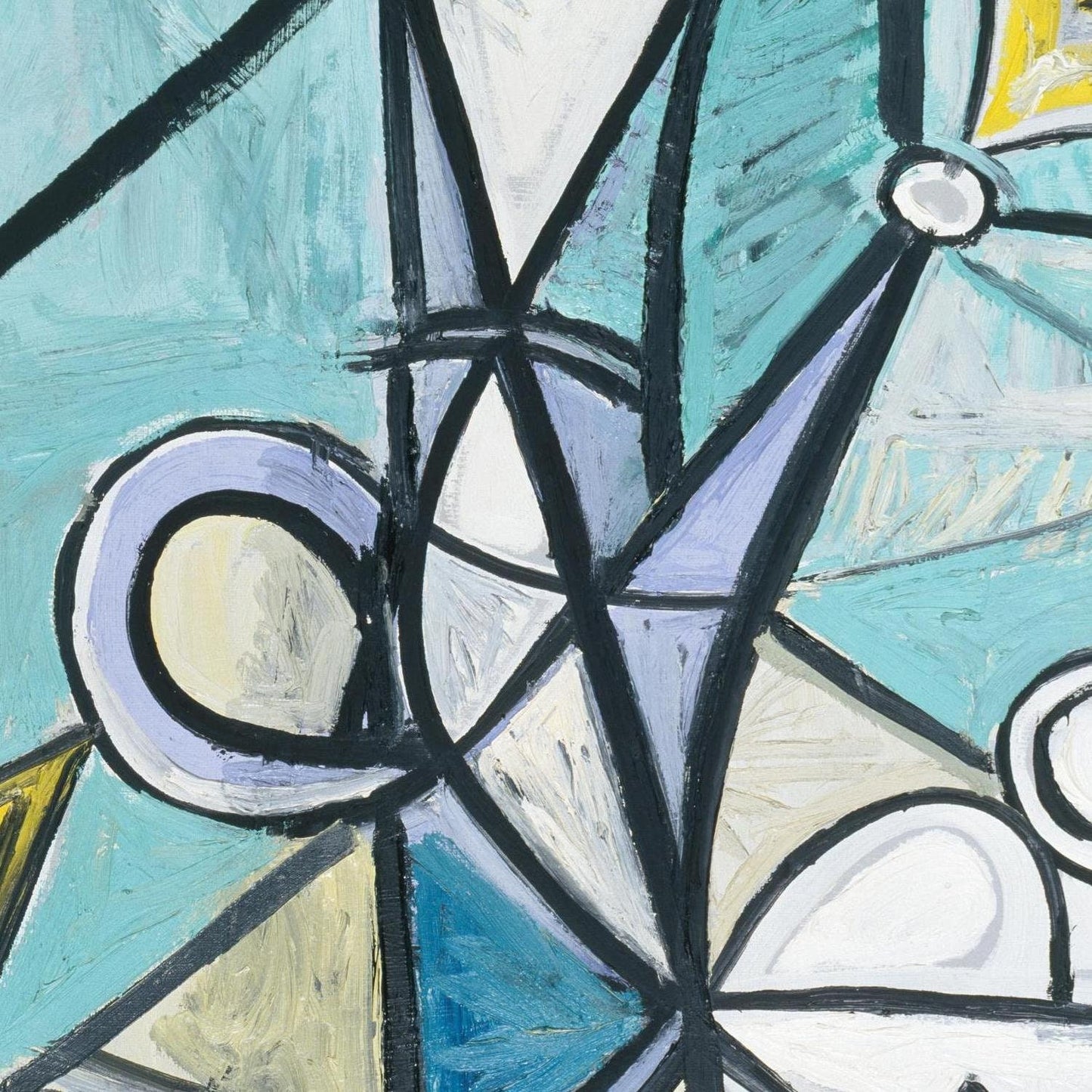 detail of the fine art reproduction from the centre