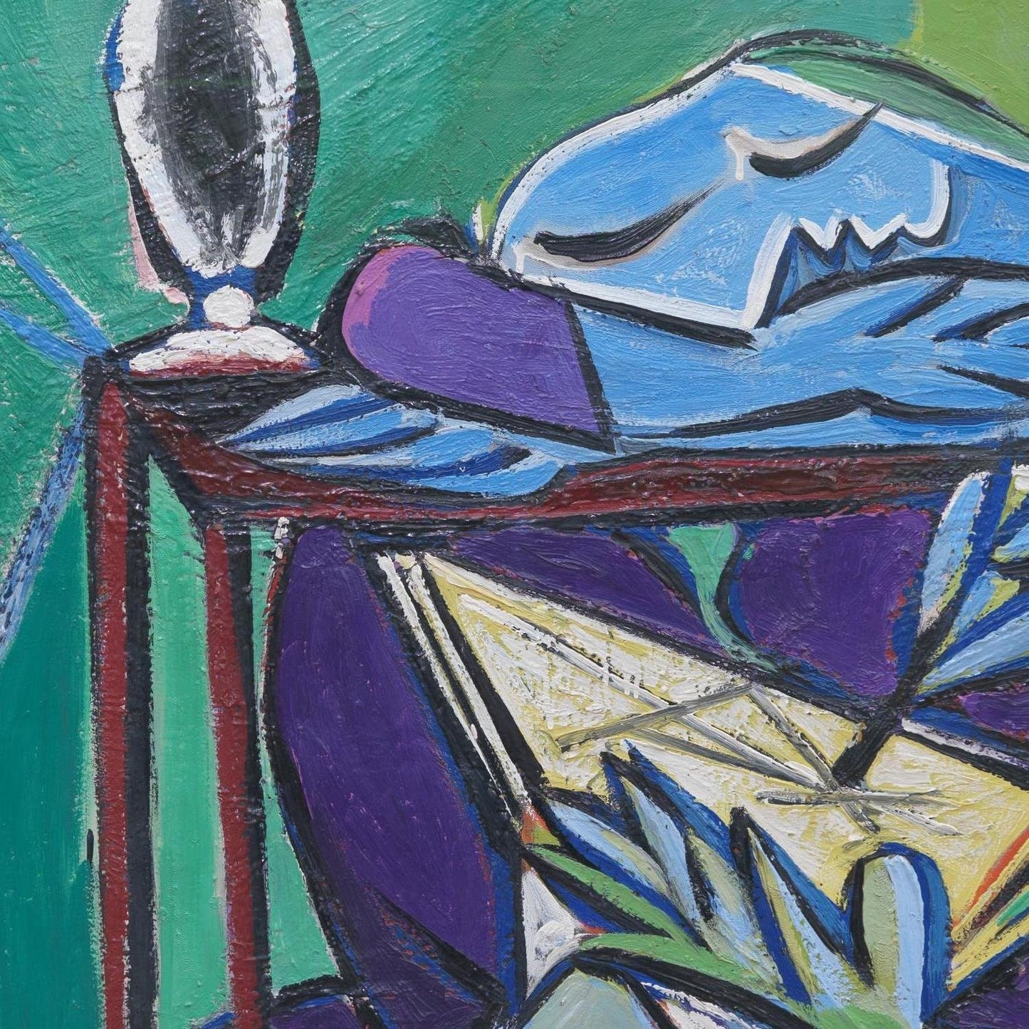 detail of the fine art reproduction from the centre