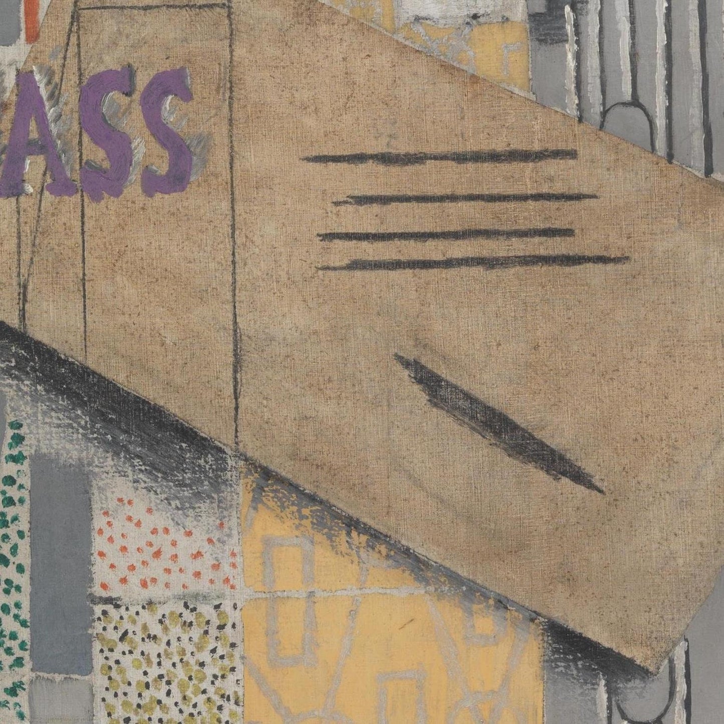 detail of the fine art reproduction from the centre