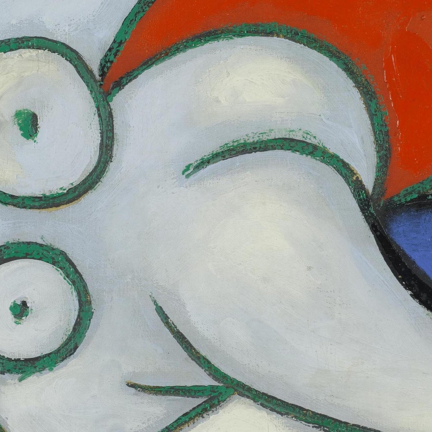 detail of the fine art reproduction from the centre