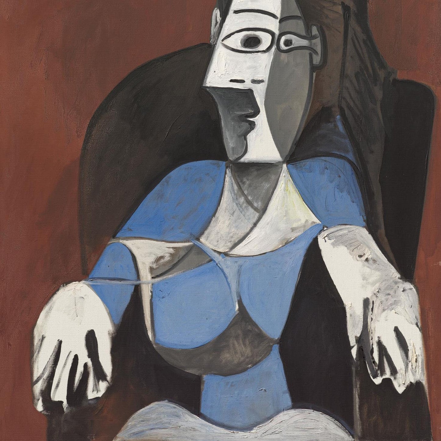 detail of the fine art reproduction from the centre