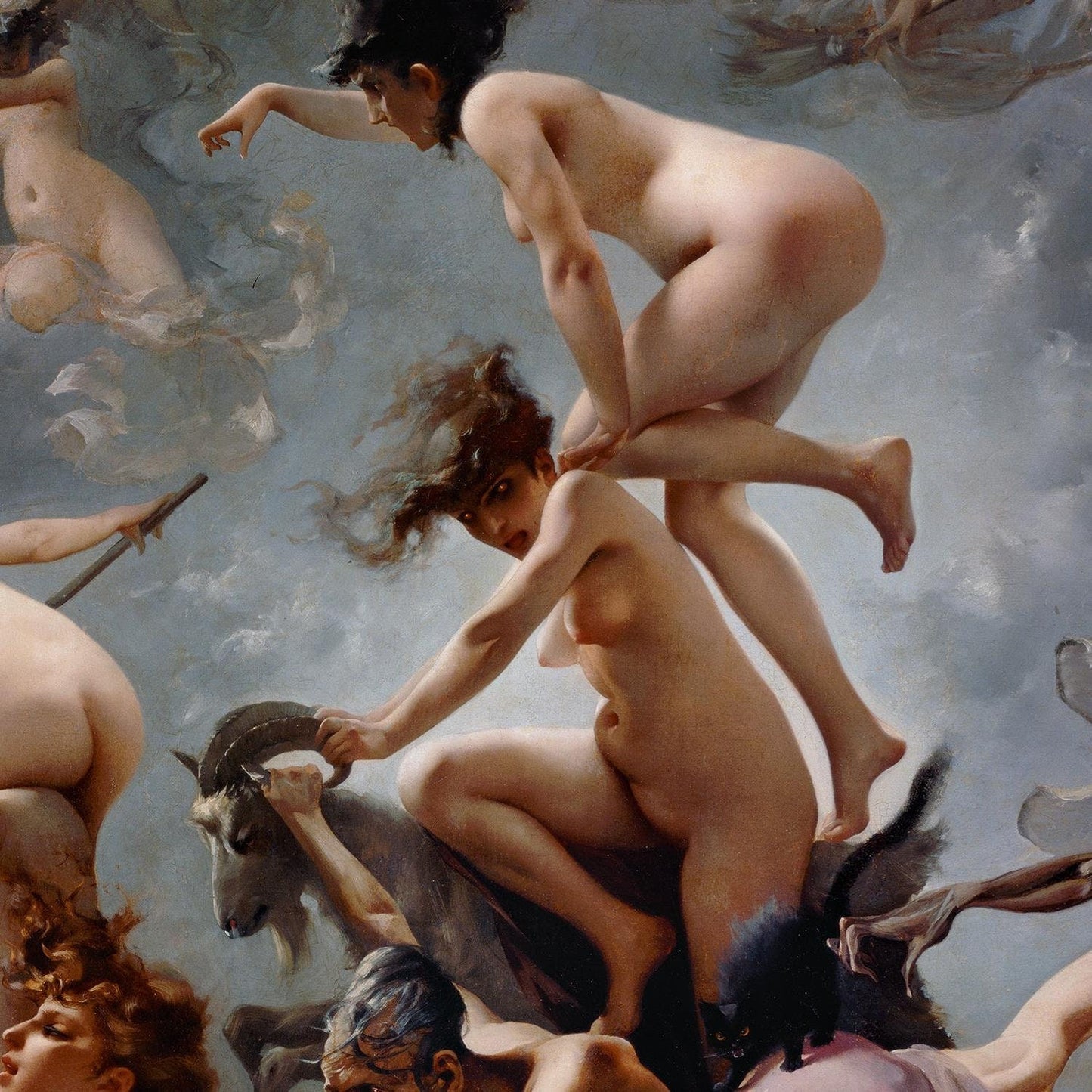 detail of the fine art reproduction from the centre