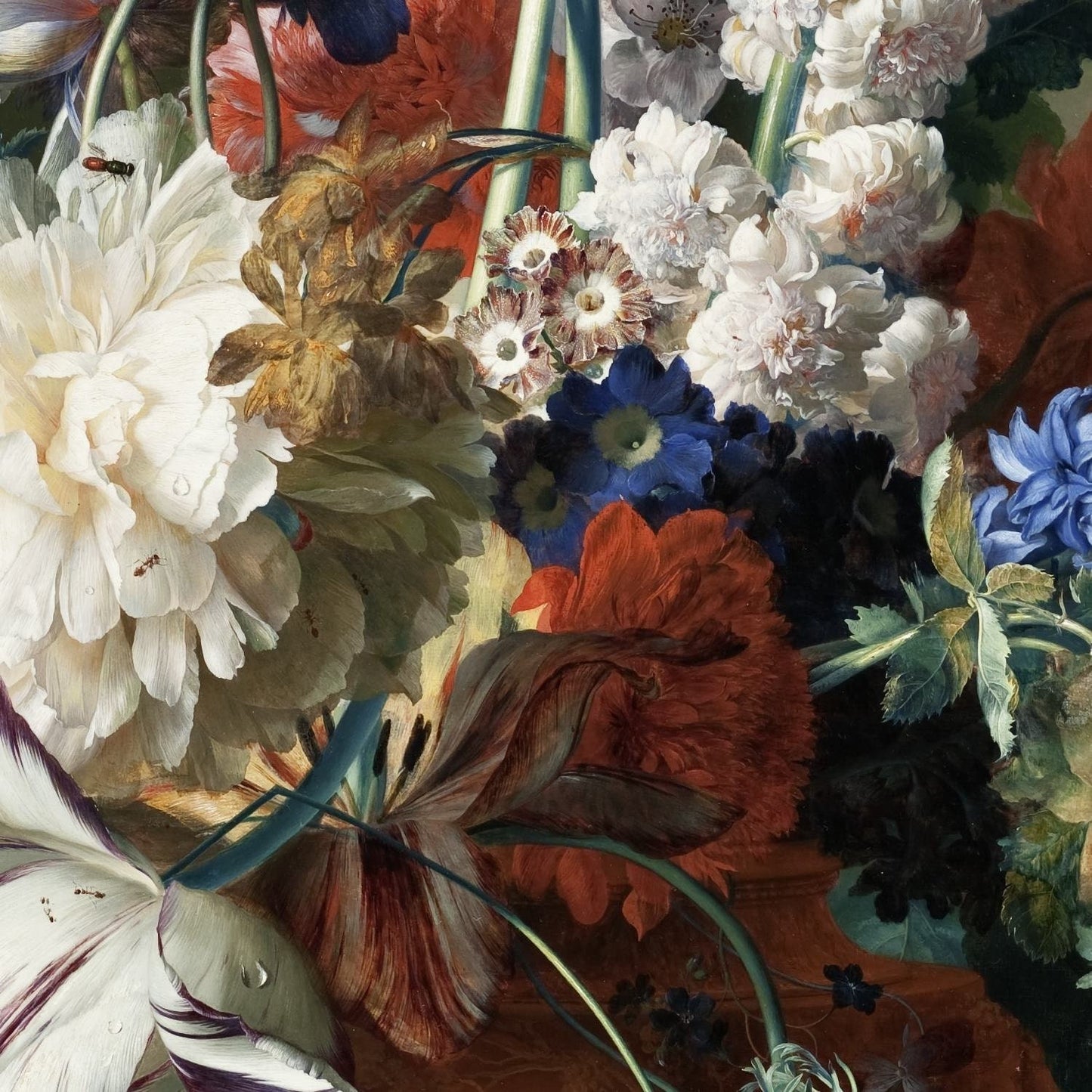 detail of the fine art reproduction from the centre
