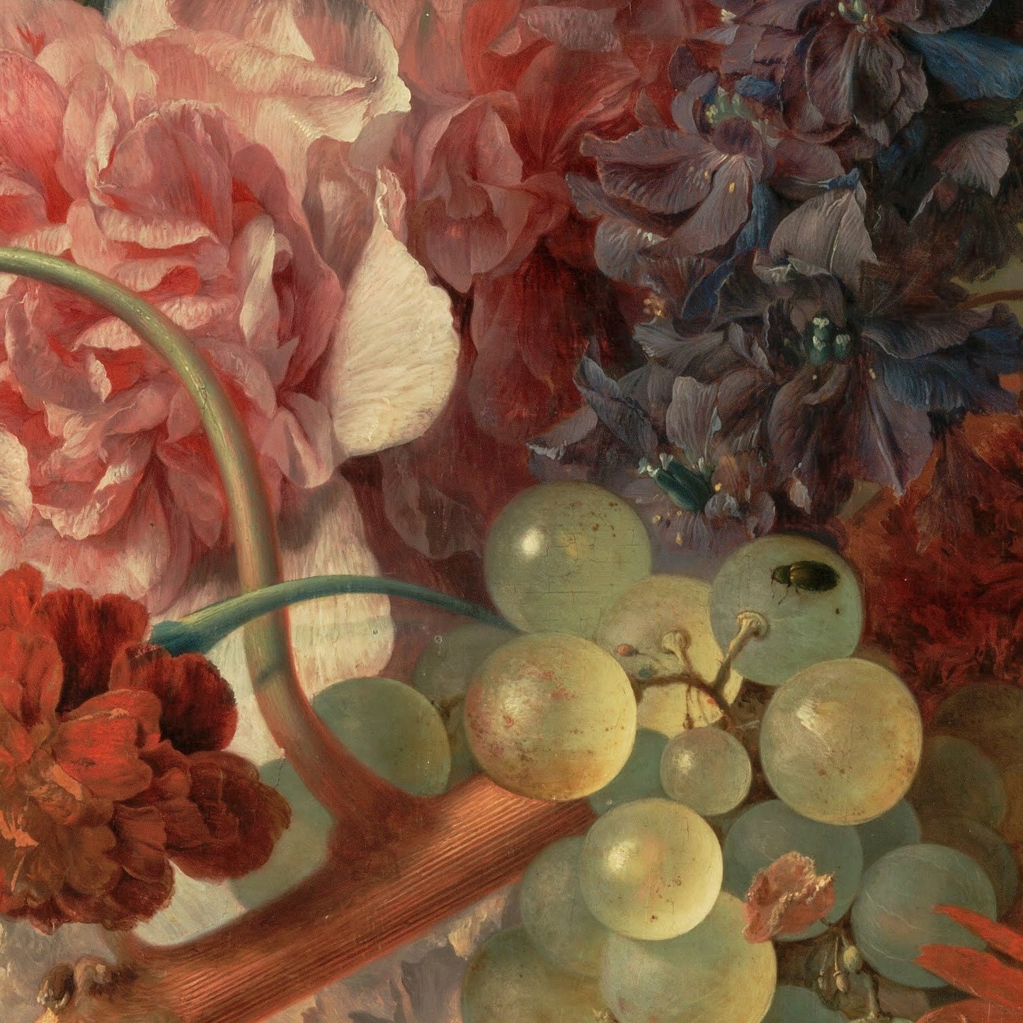 detail of the fine art reproduction from the centre