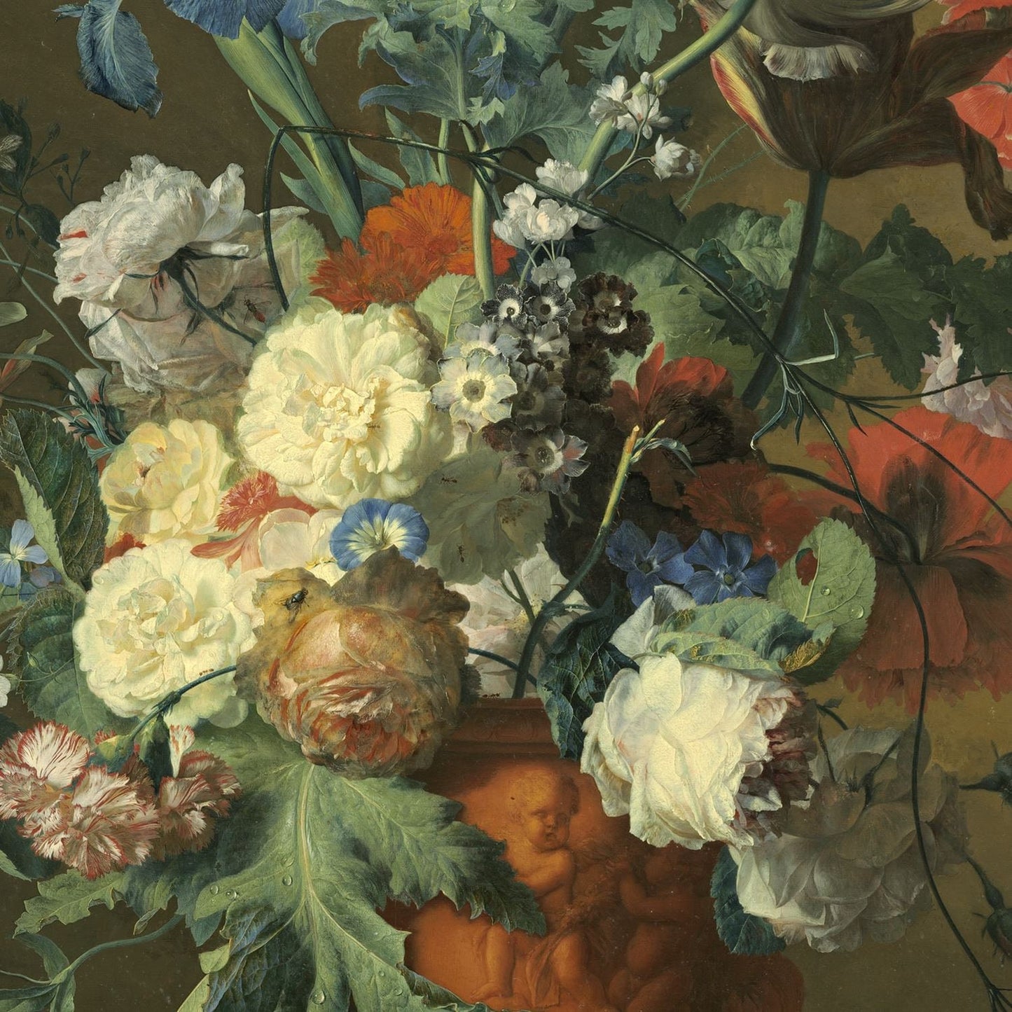 detail of the fine art reproduction from the centre