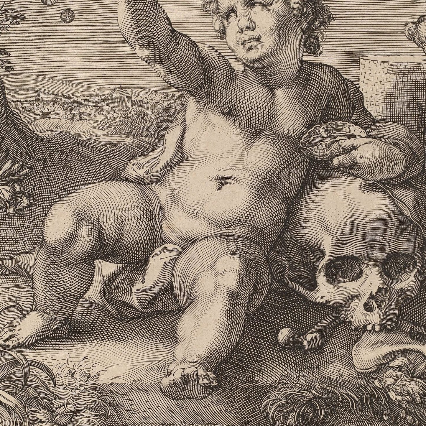detail of the drawing reproduction from the centre