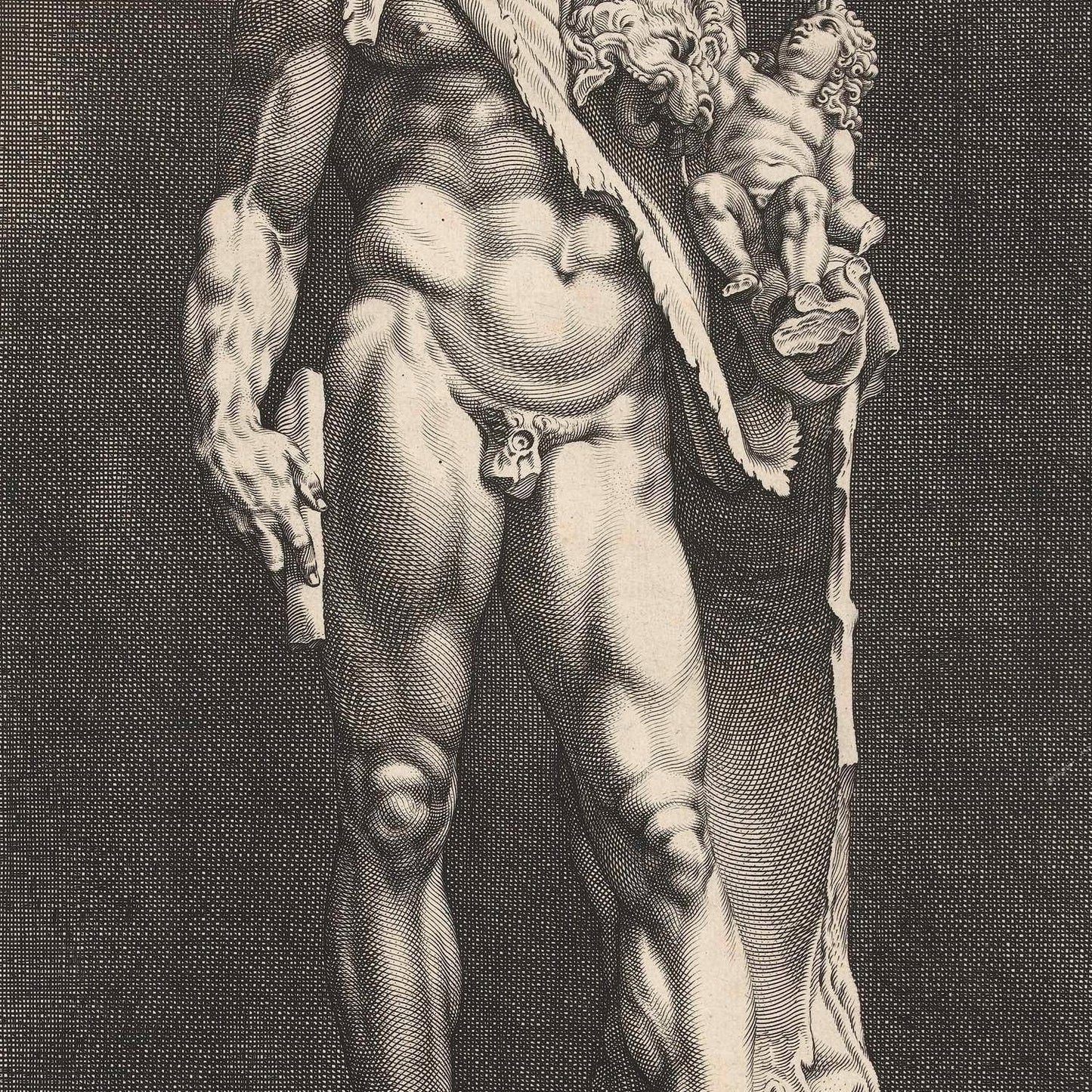 detail of the drawing reproduction from the centre