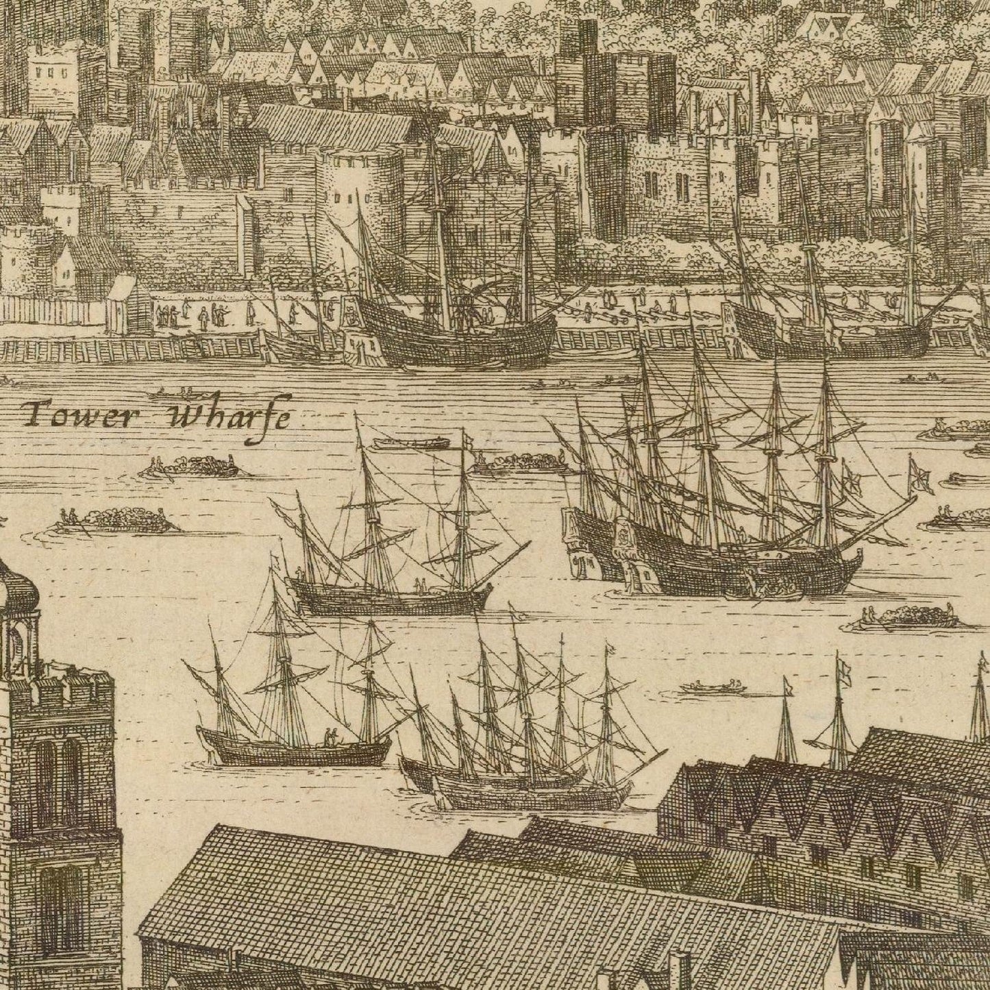 detail of the map from the centre