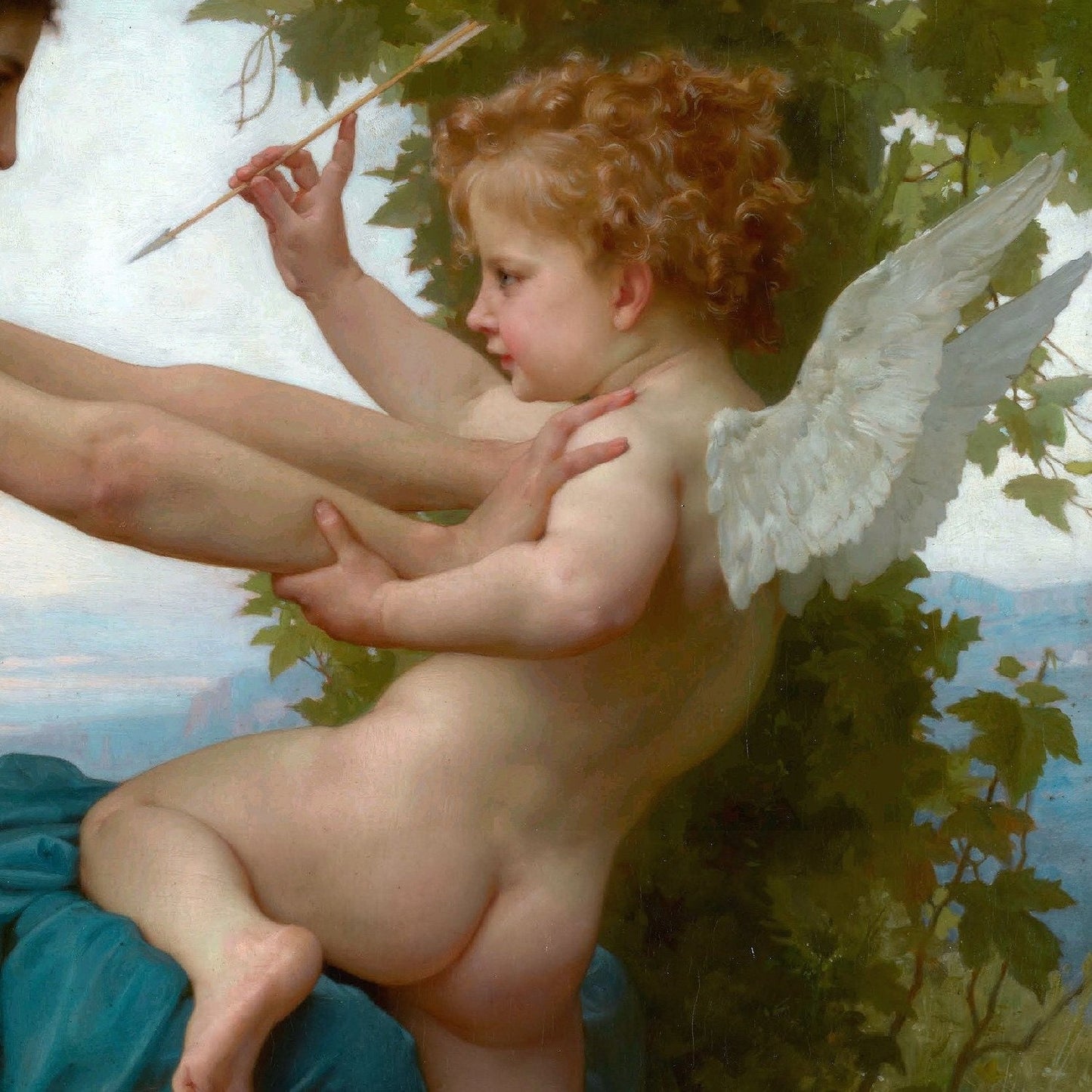detail of the fine art reproduction from the centre