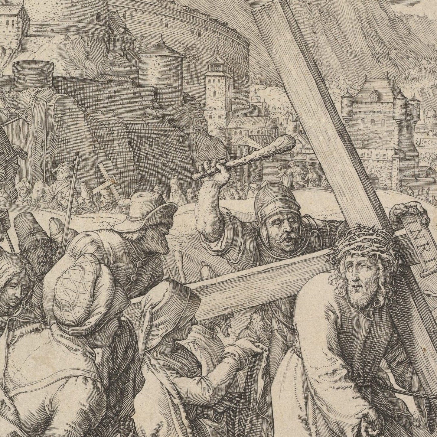 detail of the drawing reproduction from the centre