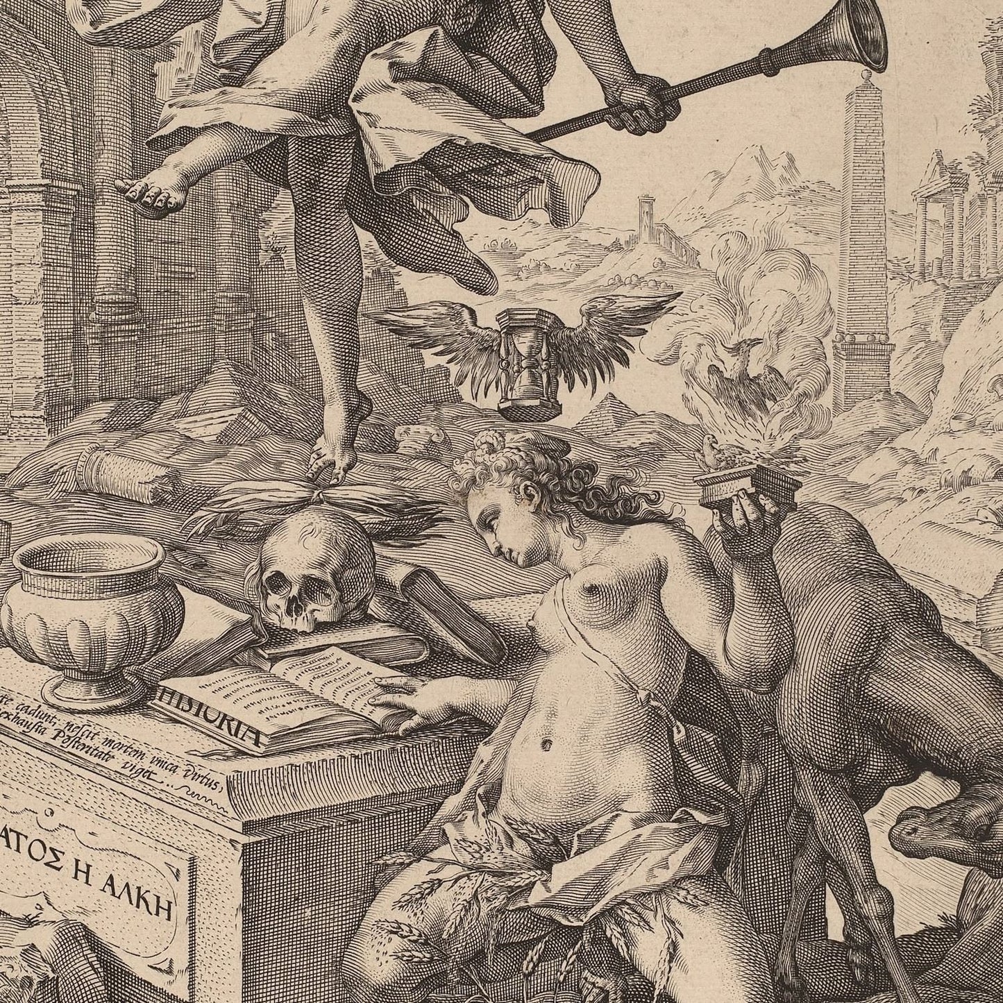detail of the drawing reproduction from the centre