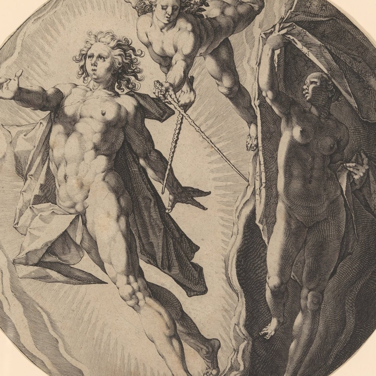detail of the drawing reproduction from the centre