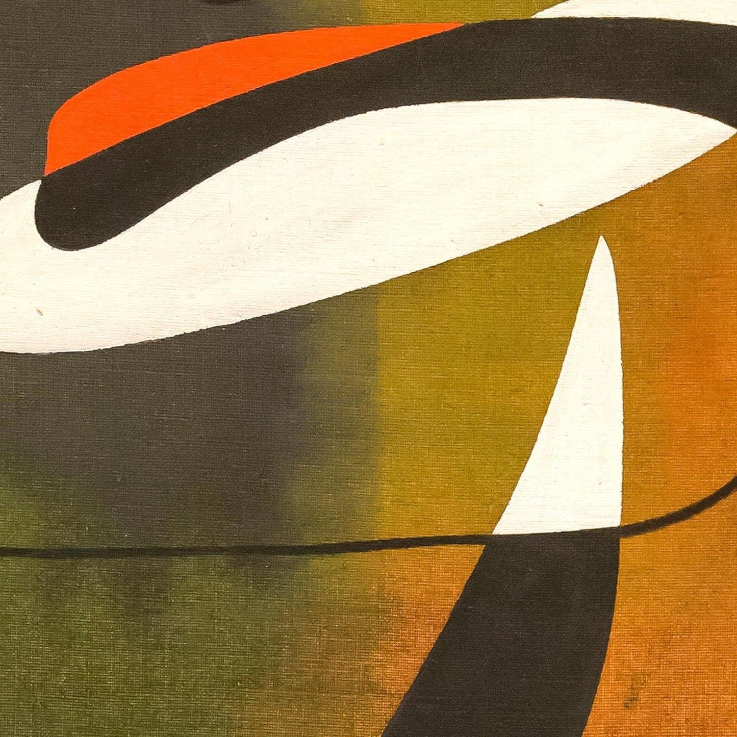 detail of the fine art reproduction from the centre