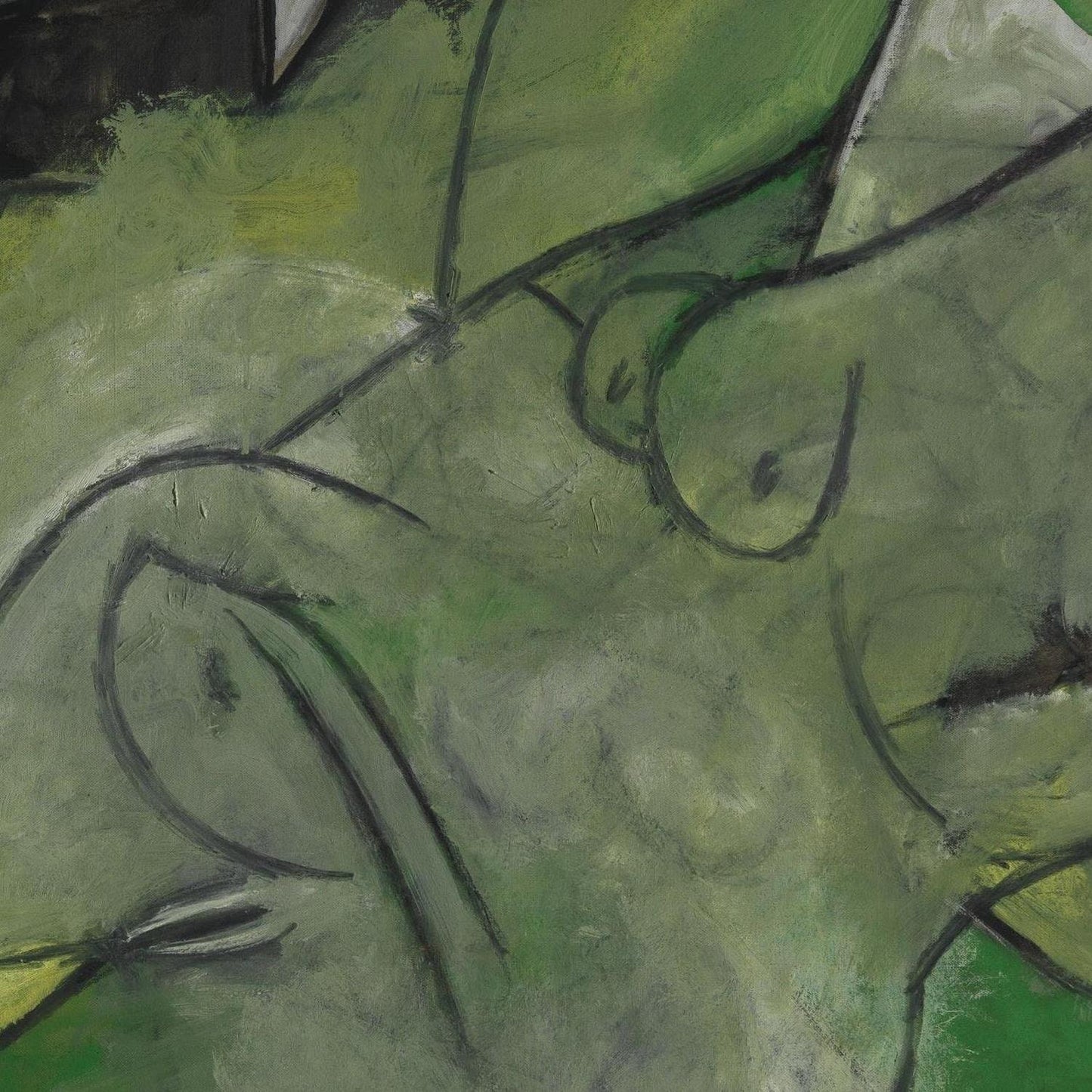 detail of the fine art reproduction from the centre