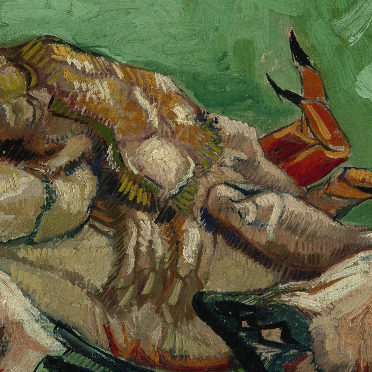 detail of the fine art reproduction from the centre
