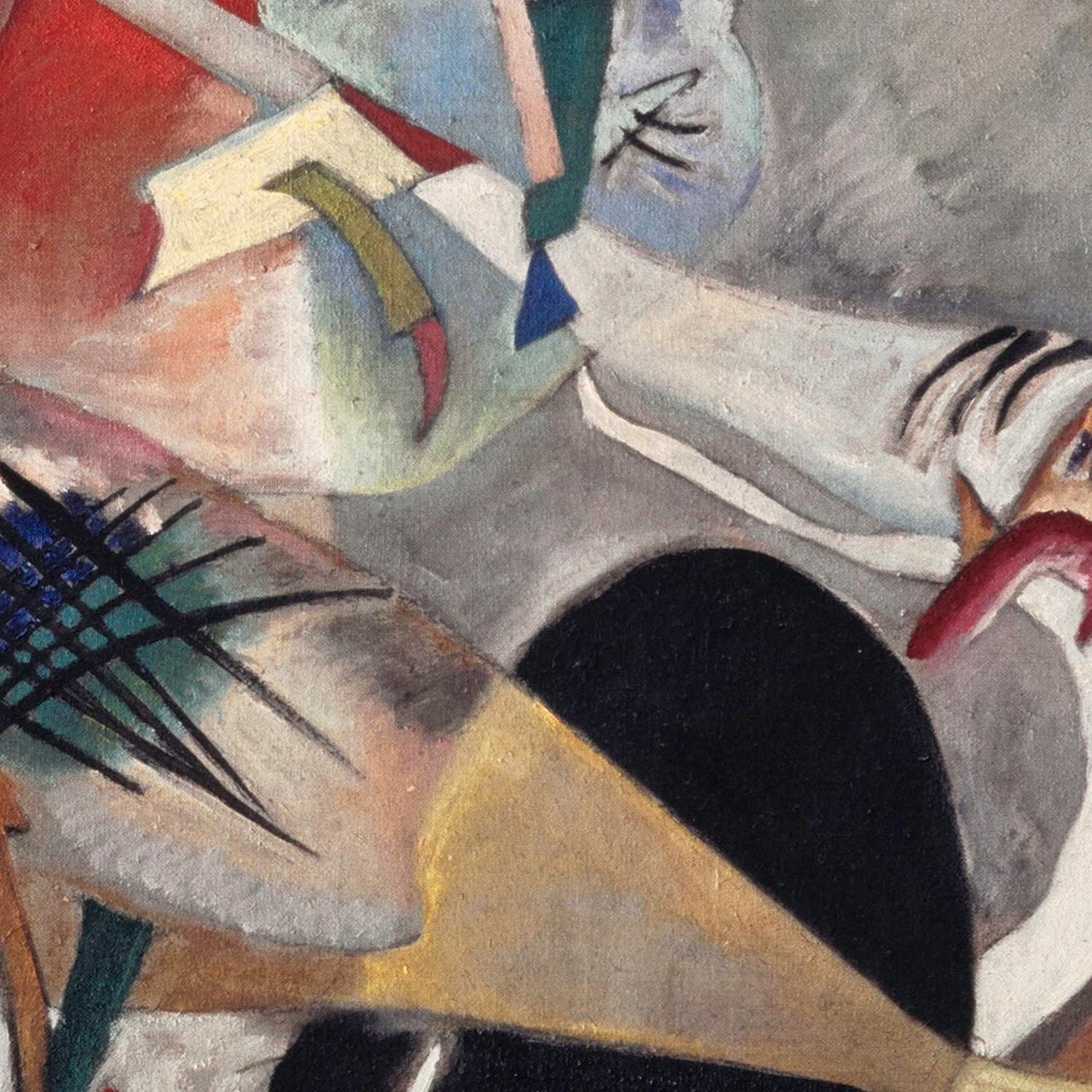 detail of the fine art reproduction from the centre