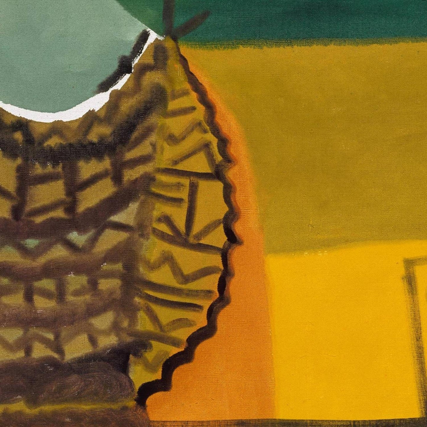 detail of the fine art reproduction from the centre