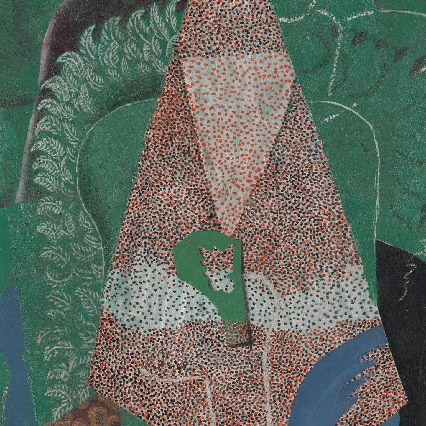 detail of the fine art reproduction from the centre