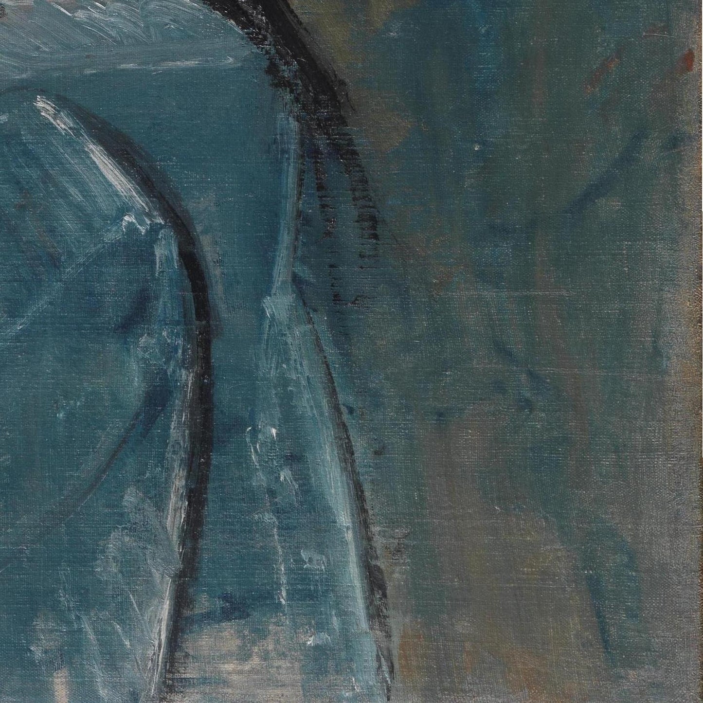 detail of the fine art reproduction from the bottom right corner