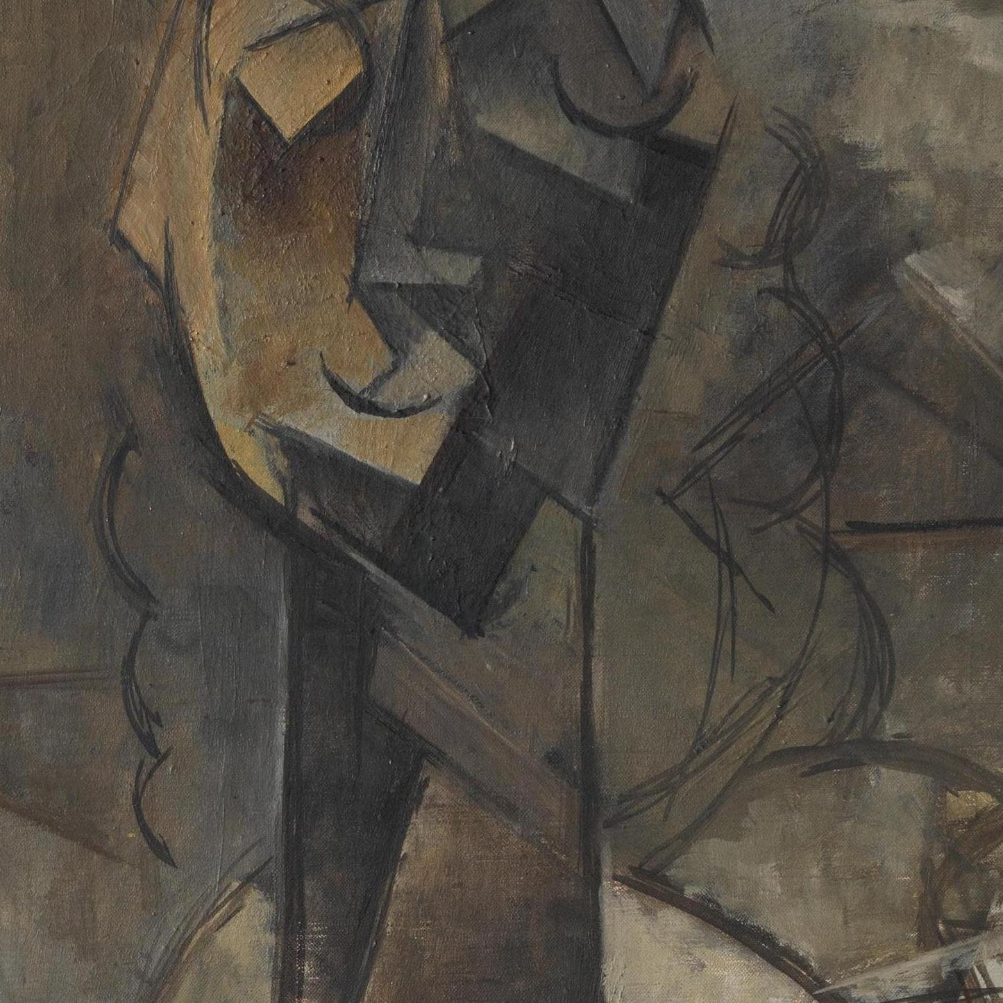 detail of the fine art reproduction from the centre
