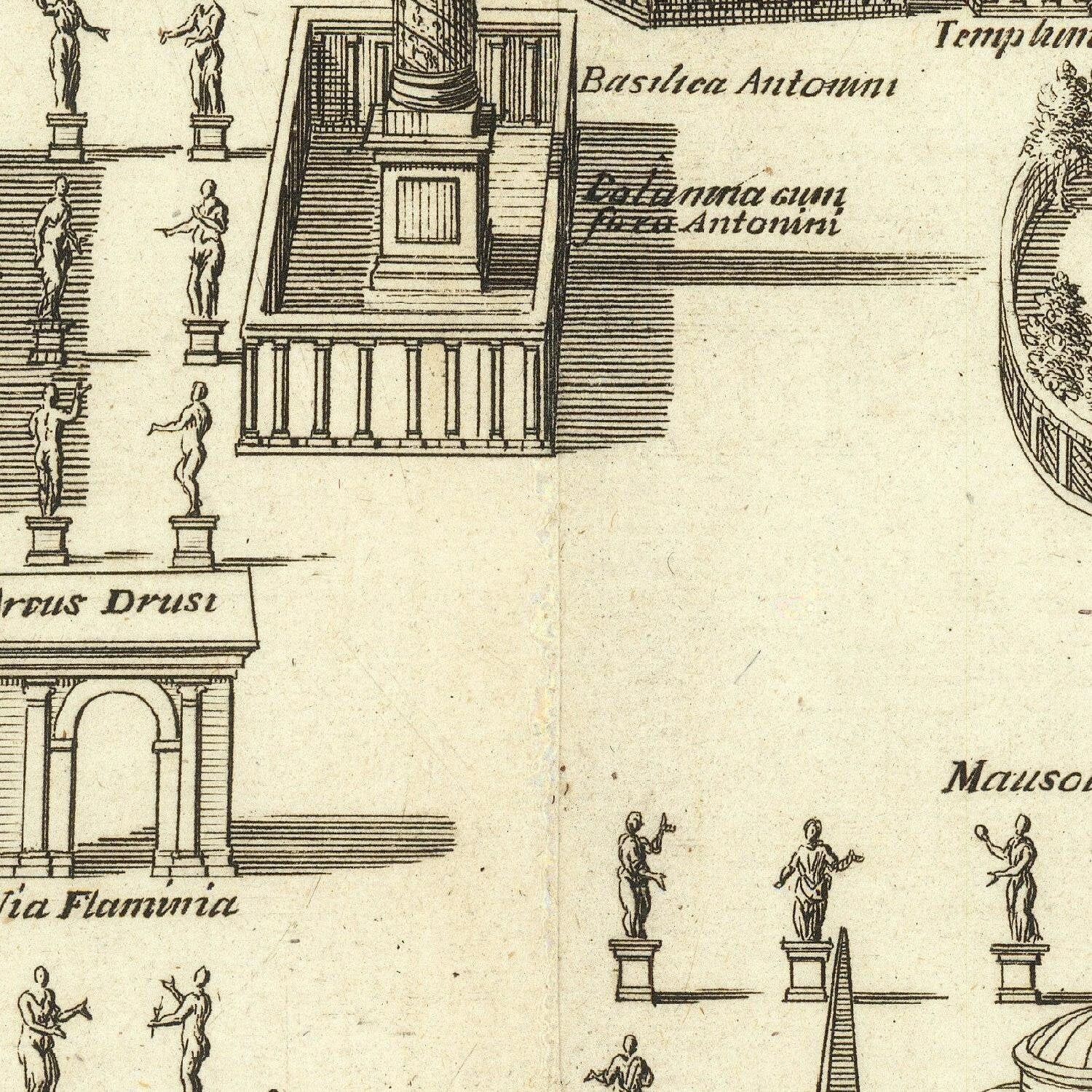detail of the drawing reproduction from the centre