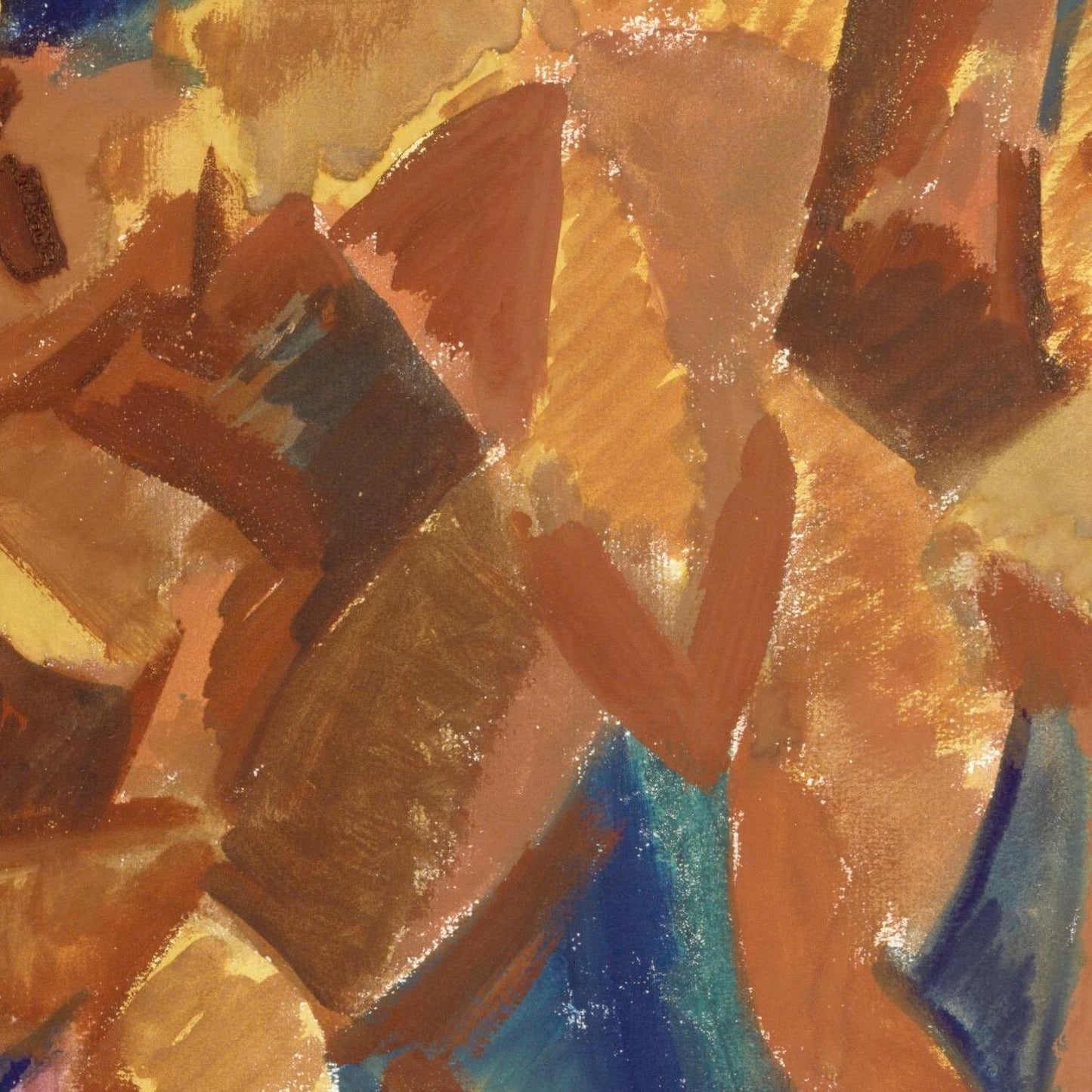 detail of the fine art reproduction from the centre