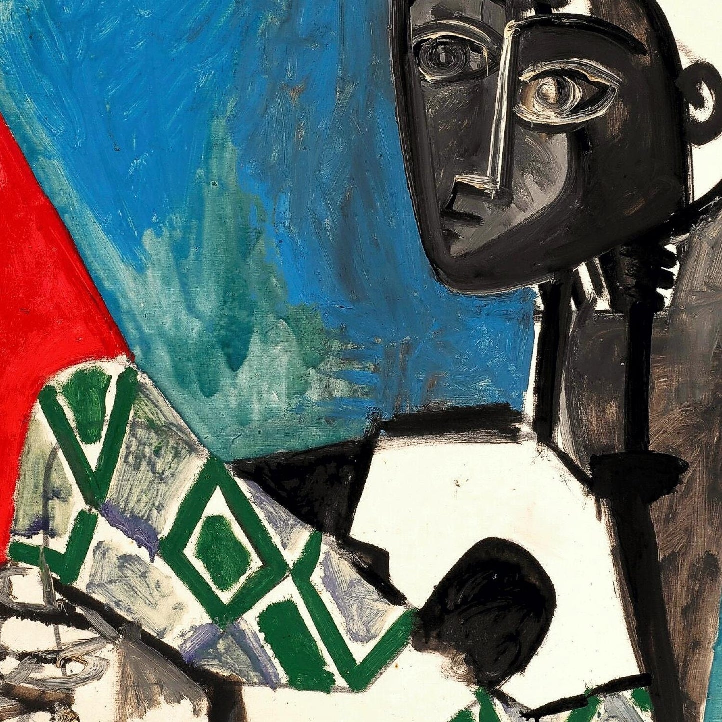 detail of the fine art reproduction from the centre