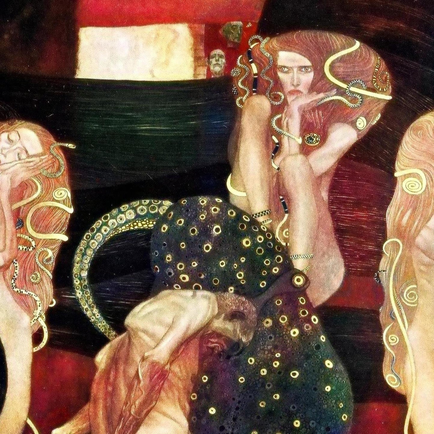 detail of the fine art reproduction from the centre